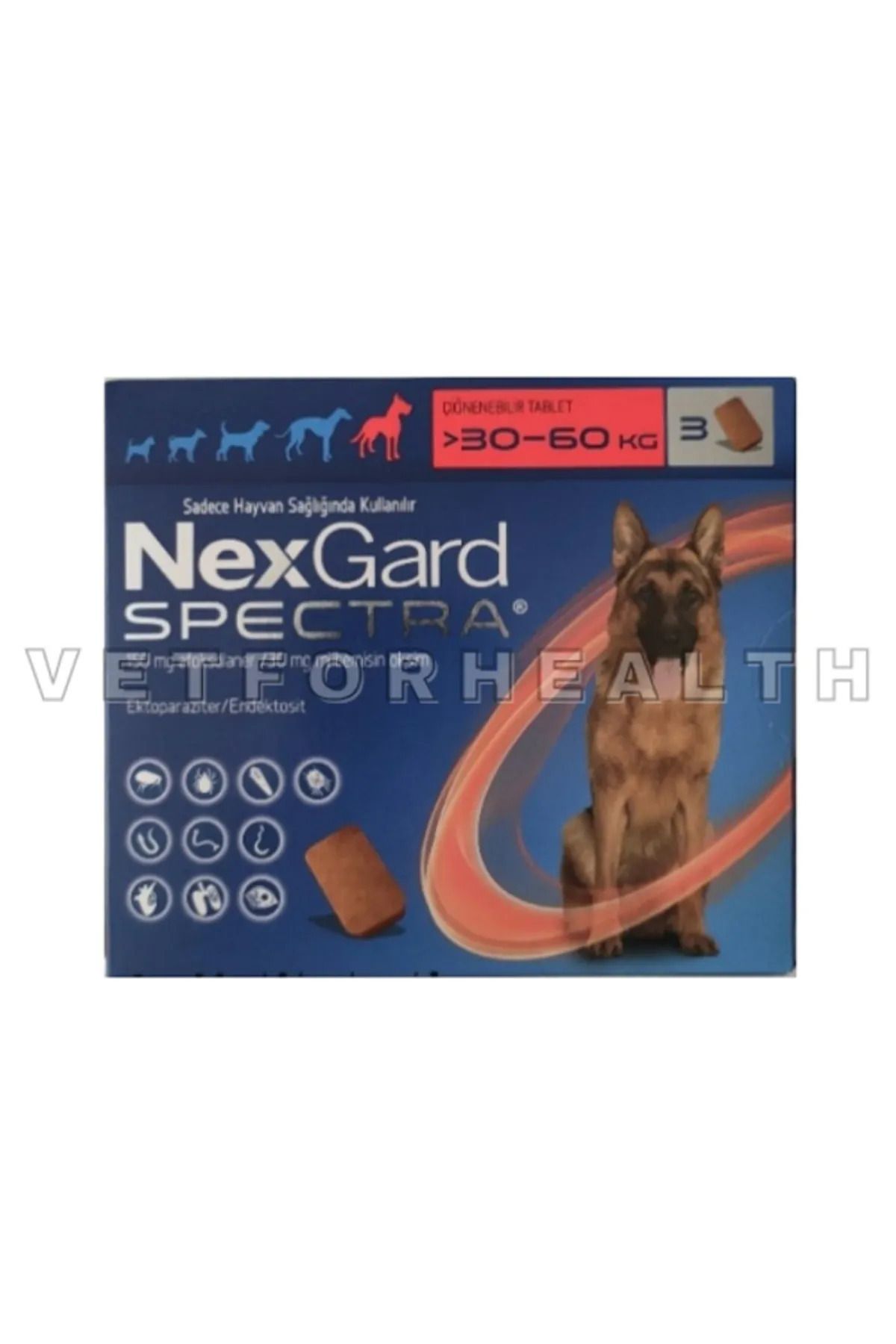 BesteVet Nexgard- Spectra 30-60 Kg Köpekler için STT:2026