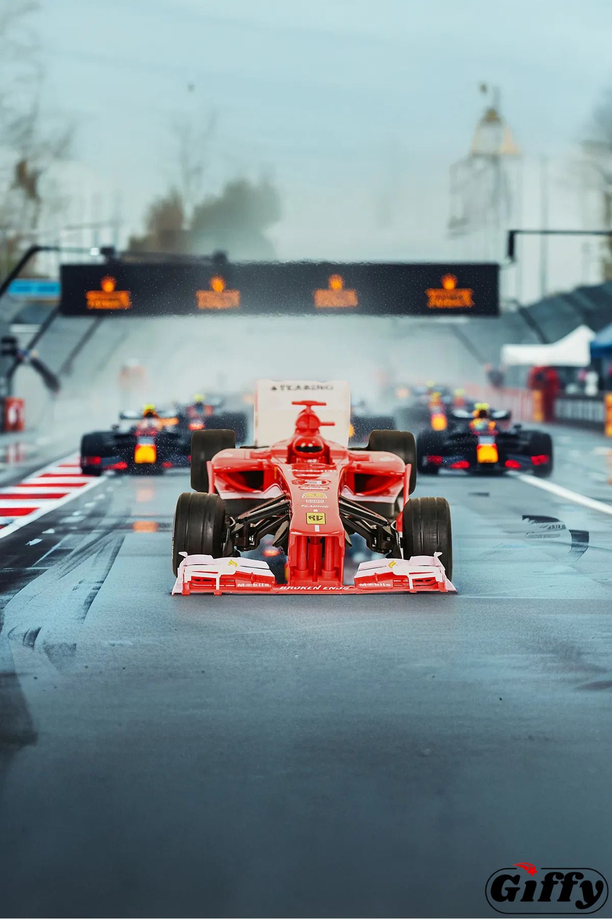 giffy Oyuncak Formula F1 Model Yarış Arabası 42cm Şarjlı 1:12 Full Fonksiyon Drift Uzaktan Kumandalı Araba