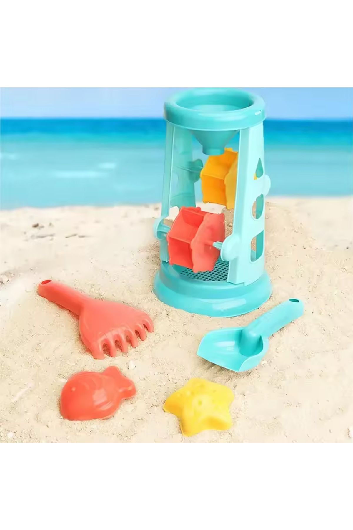 Choice-18pcs A Set Children Sand Toys 18pcs Summer Beach Game Sand Bucket Shovel Silicone Sandbox Outdoor W 5