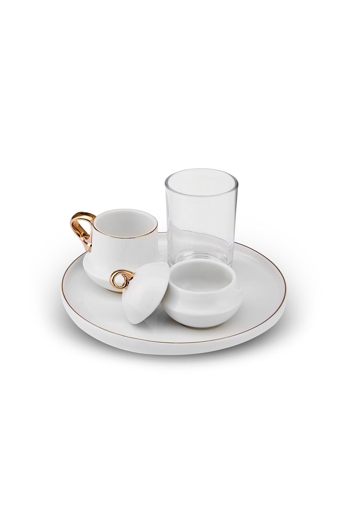 Karaca-Acıbadem 80 ml Single Coffee Presentation Set 6