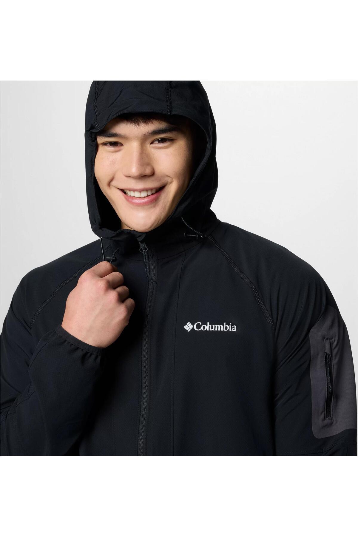 Columbia-معطف رجالي طويل القامة بغطاء للرأس من Softshell Wo9423 4