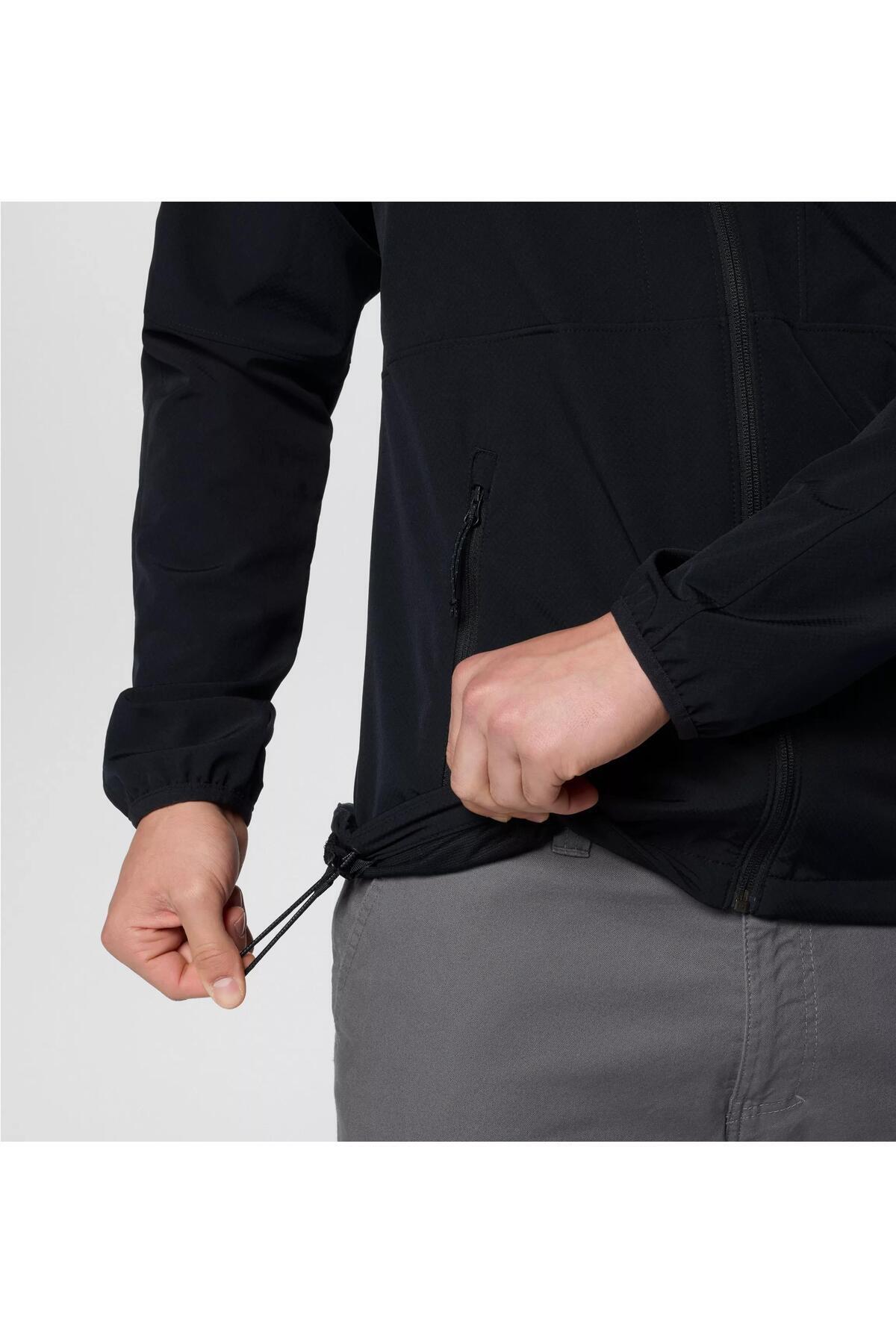 Columbia-معطف رجالي طويل القامة بغطاء للرأس من Softshell Wo9423 5