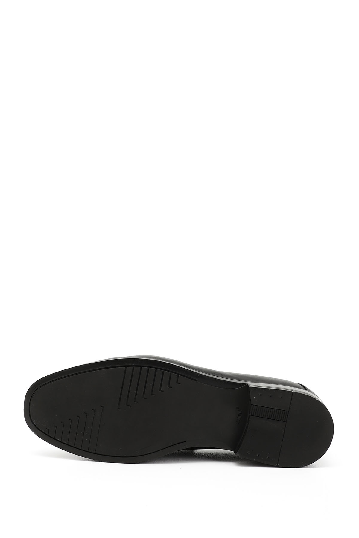 GÖNDERİ(R)-Men's Black Tasseled Genuine Leather Loafer Shoes 4