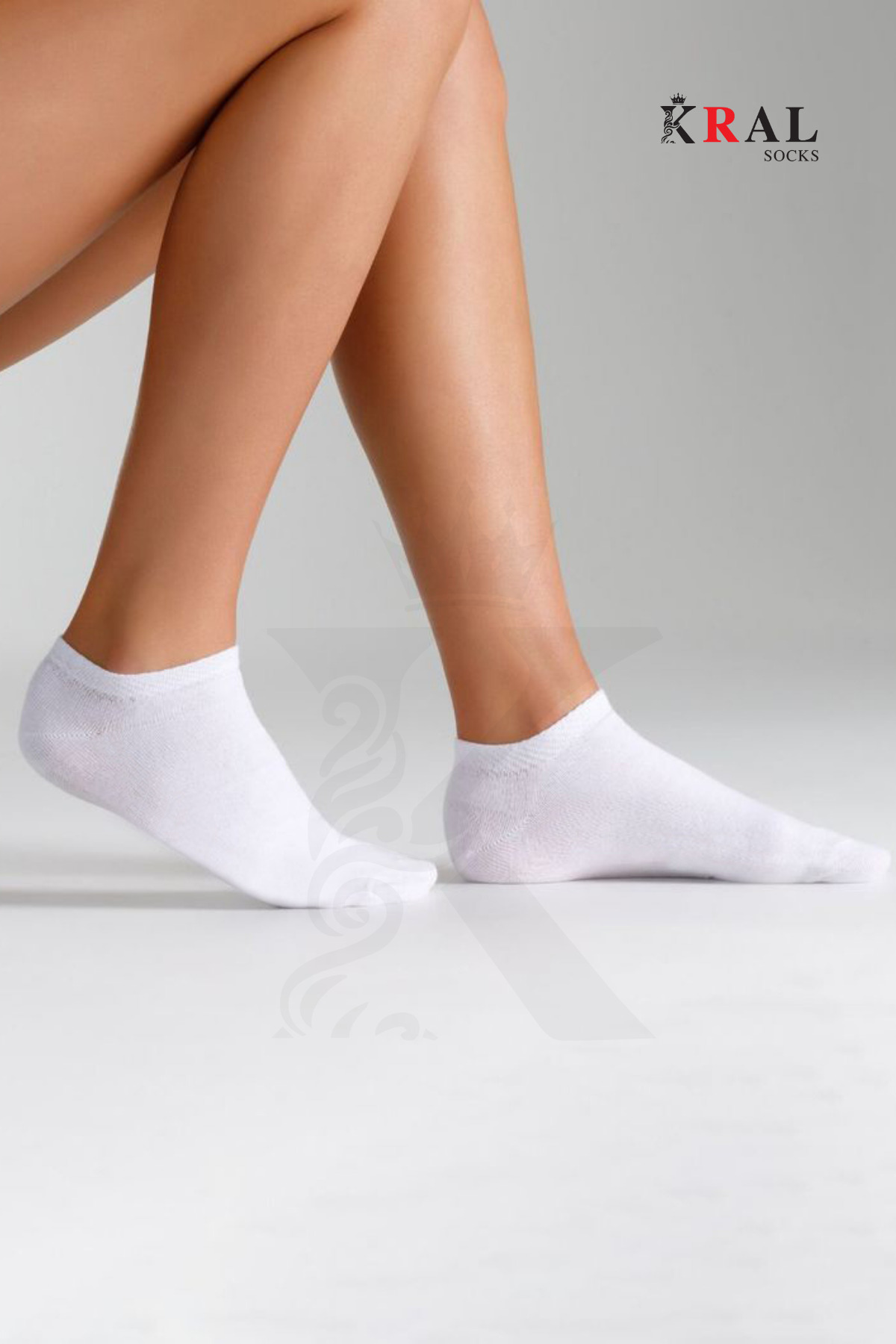 KRAL SOCKS 10 Çift Unisex Pamuklu Terletmez Yazlık Görünmez Sneaker Çorap görsel 4