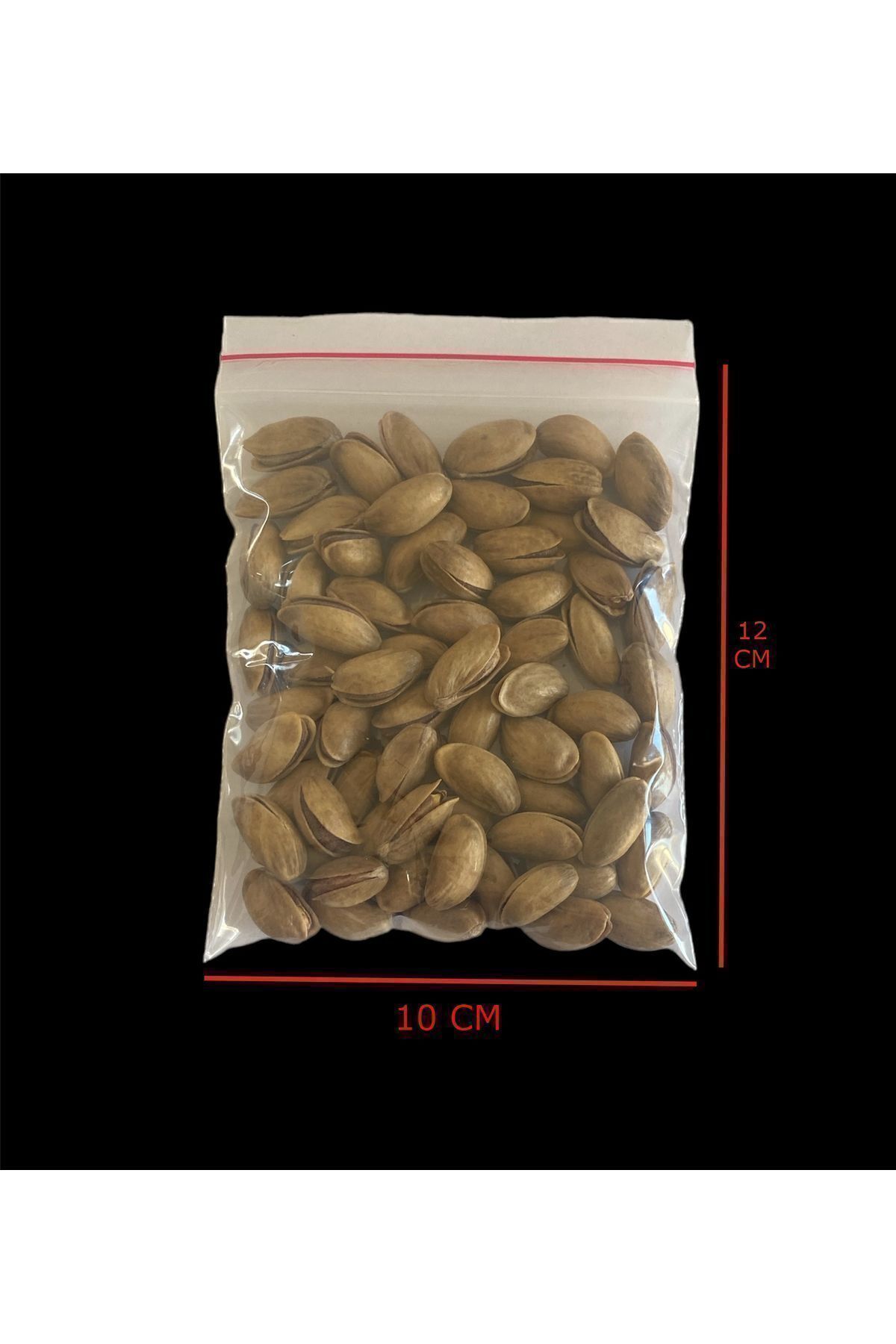 HG AMBALAJ 100 Adet 10x12 Cm Şeffaf Kilitli Poşet, Kına Çerez Kuruyemiş Poşeti, Kilitli Torba