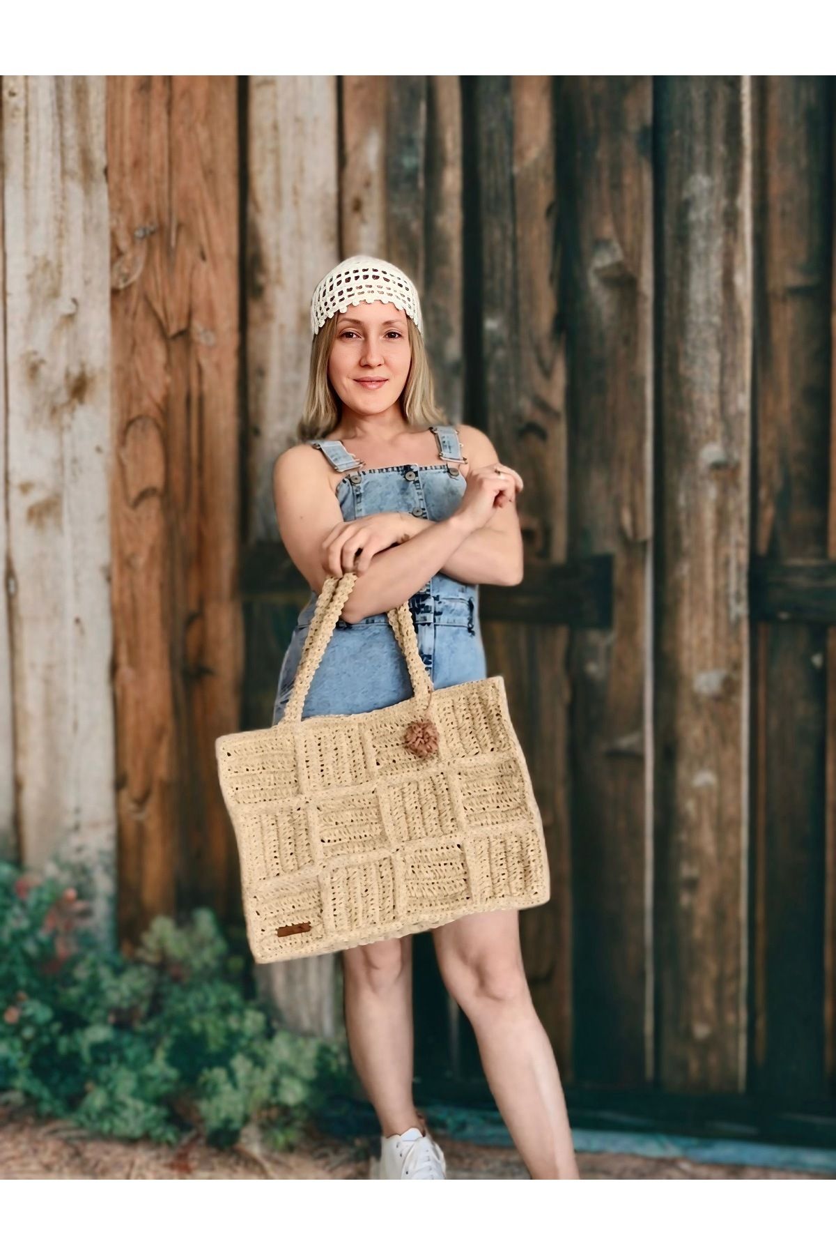 Zuviel Deco Handmade-Handmade Knitted Mesh Cap 4