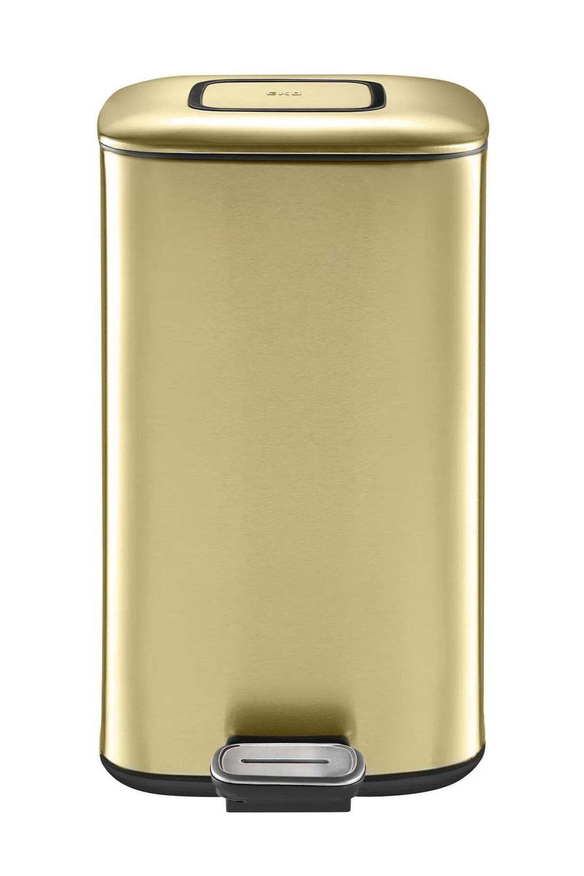 EKO-Regent 20l Pedal Trash Bin – Champagne Gold, Soft-close, Stainless Steel, Fingerprint-resistant 1