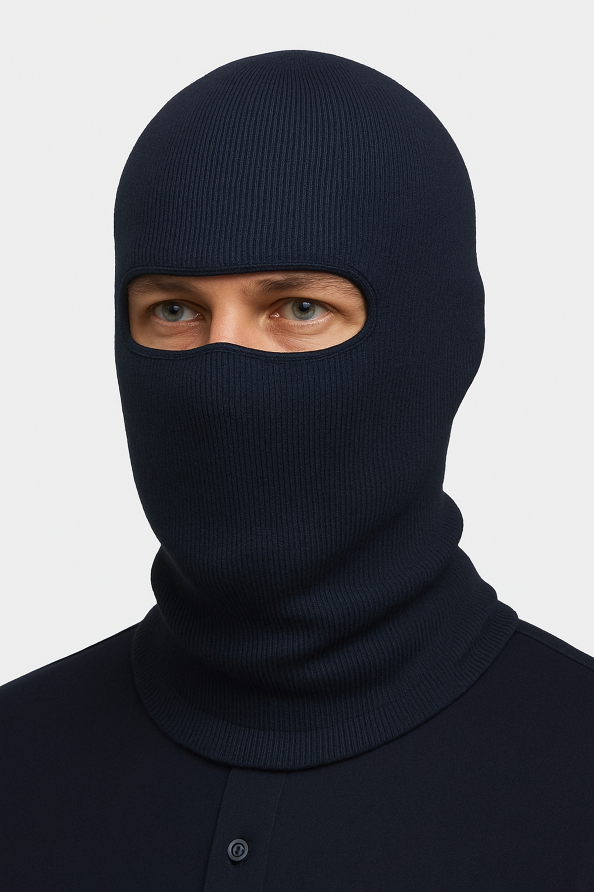 Hakan Collezione Erkek Koyu Lacivert Kalın Outdoor Akrilik Kar Maskesi görsel 2