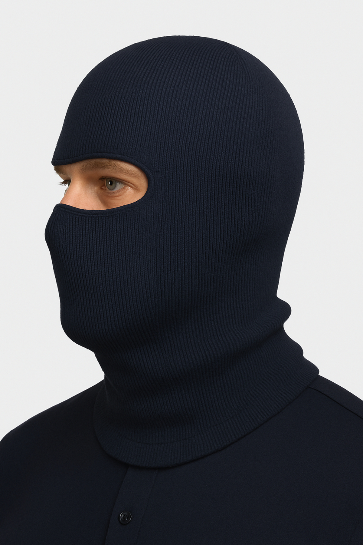 Hakan Collezione Erkek Koyu Lacivert Kalın Outdoor Akrilik Kar Maskesi