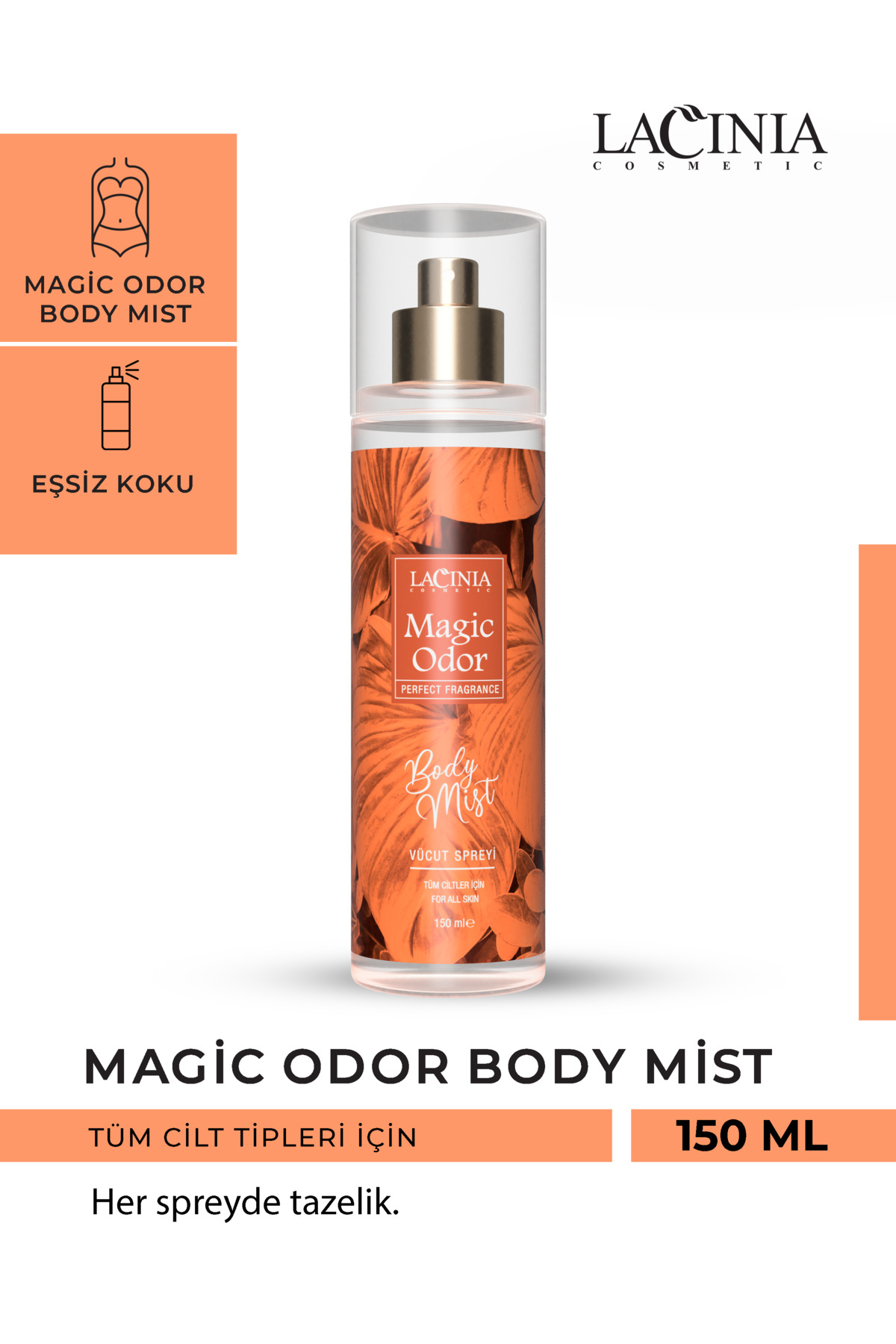 Lacinia Body Mıst - Magic Odor 150 ml Vücut Spreyi - Fiyatı, Yorumları