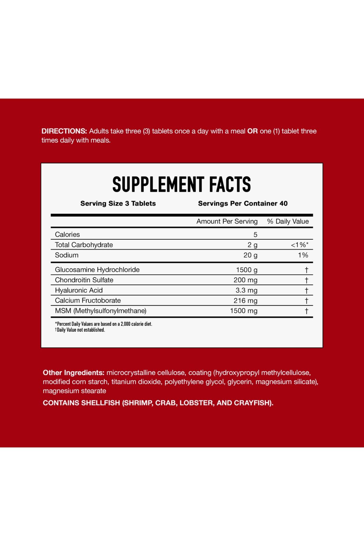 move free-Advanced Msm Tablets,Health Supplement with Glucosamine and Chondroitin 120 Tablets 3