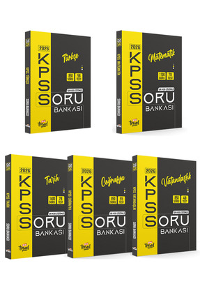 Yeni Trend Yayınları 2026 Kpss Lisans: Gygk Soru Bankası 5 Li Set ( Genel Yet...