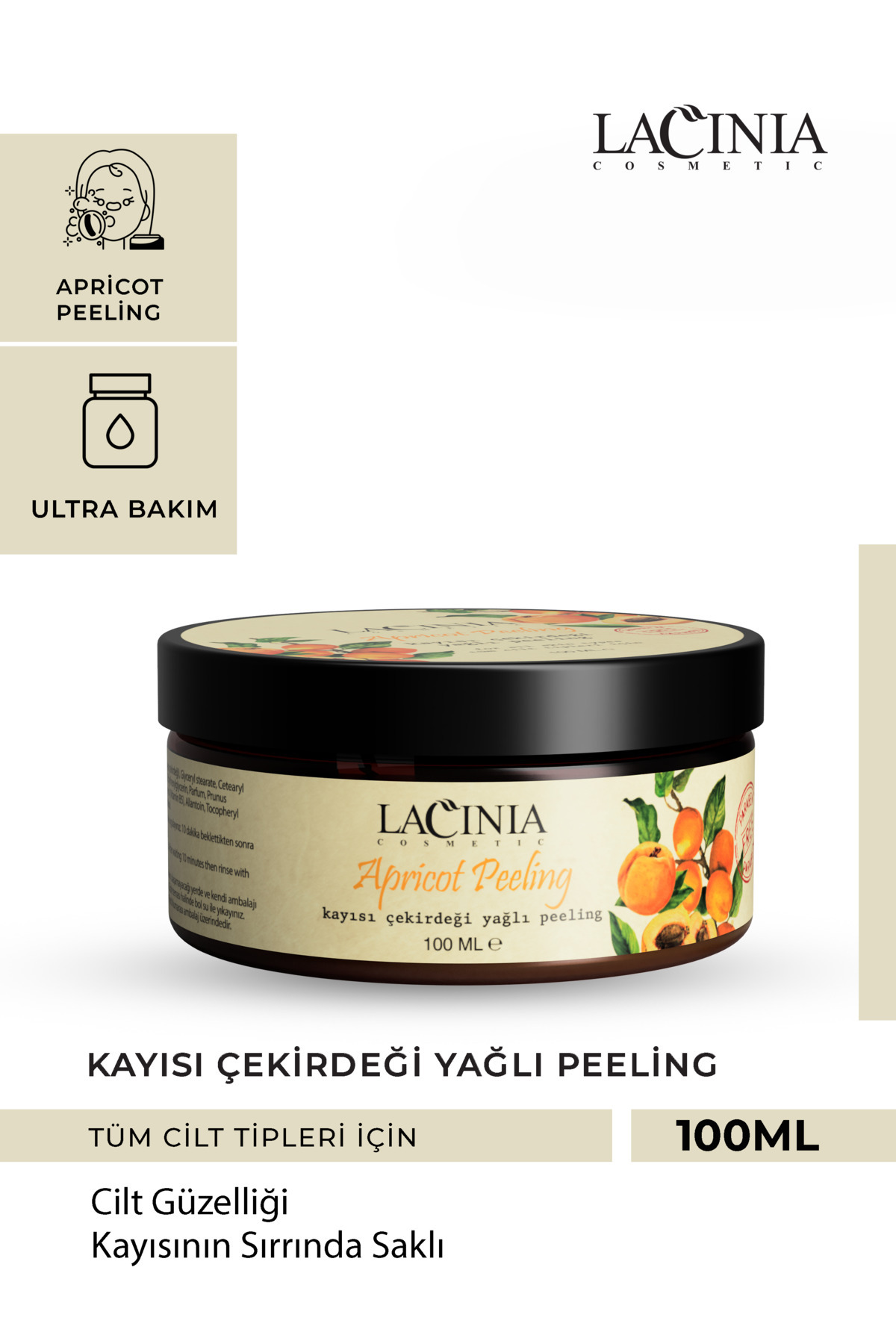 Lacinia-100ml Apricot Kernel Peeling 1