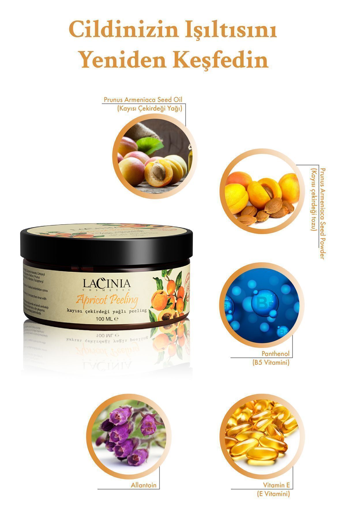 Lacinia-100ml Apricot Kernel Peeling 3