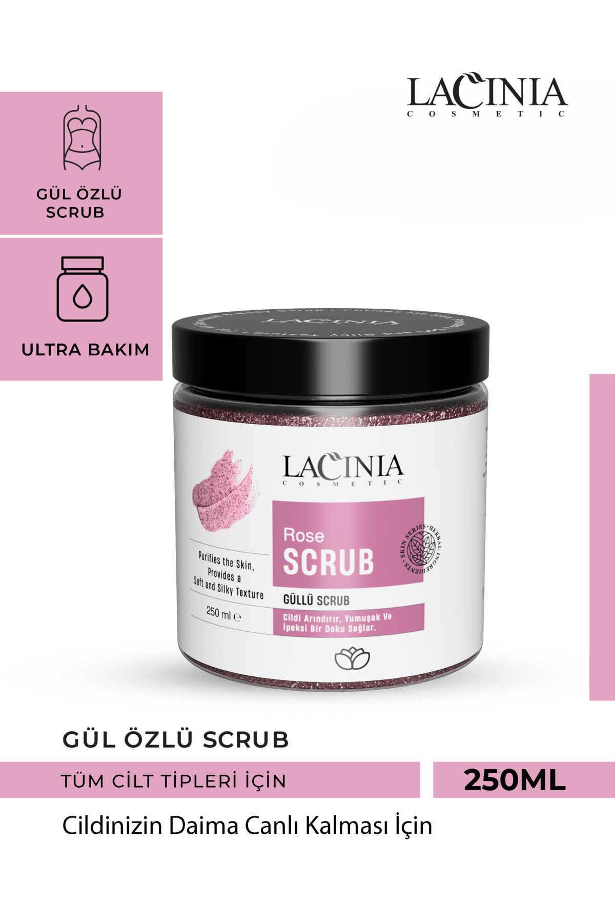 Lacinia Güllü Scrub 250 Ml