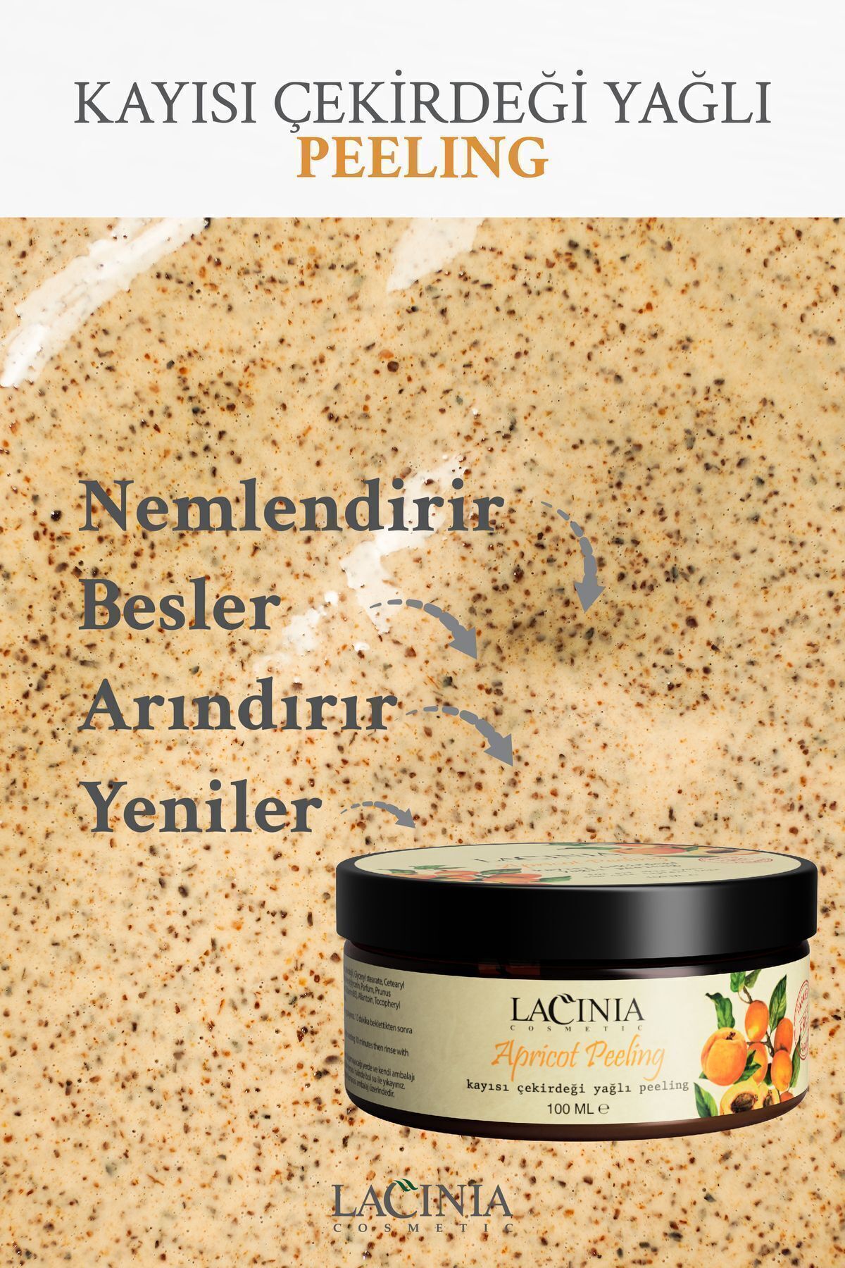 Lacinia-100ml Apricot Kernel Peeling 4