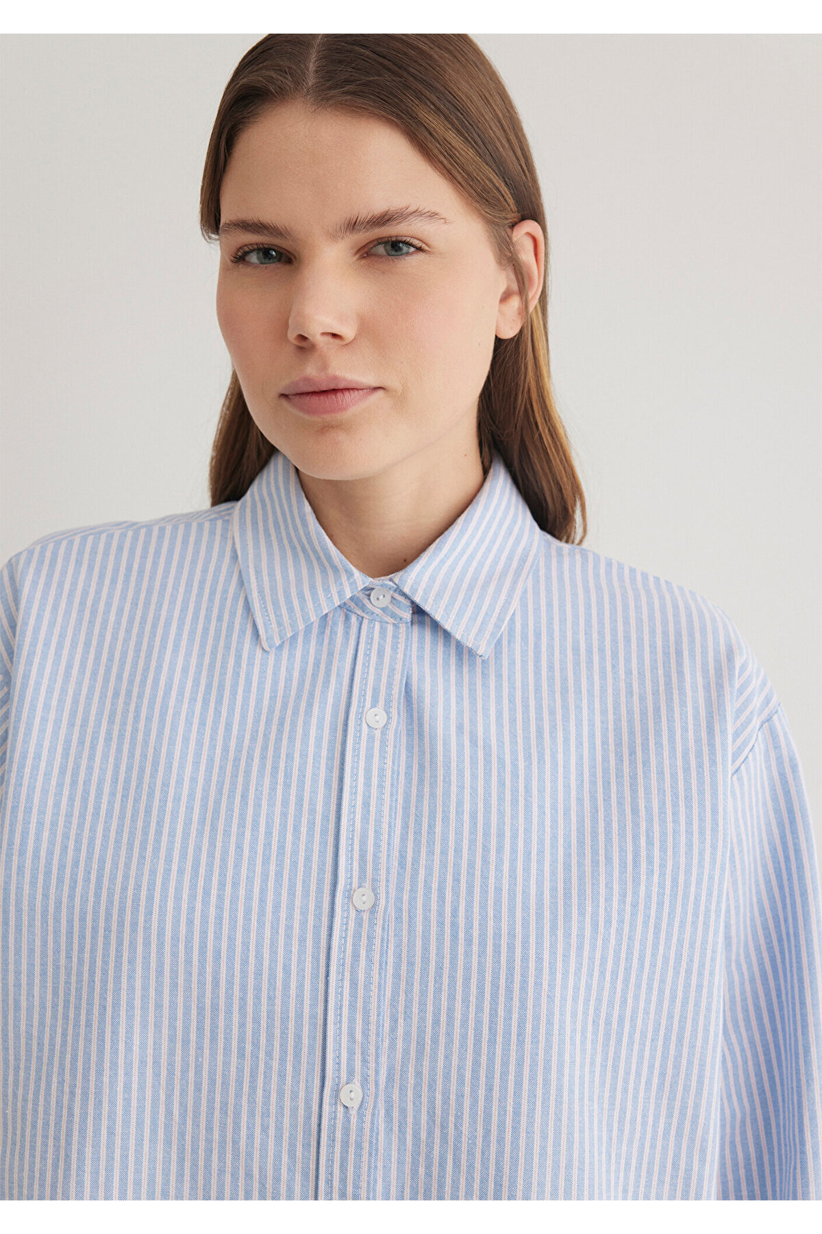 Mavi-Ecru Striped Shirt - Standard Fit 1211066 -89326 6