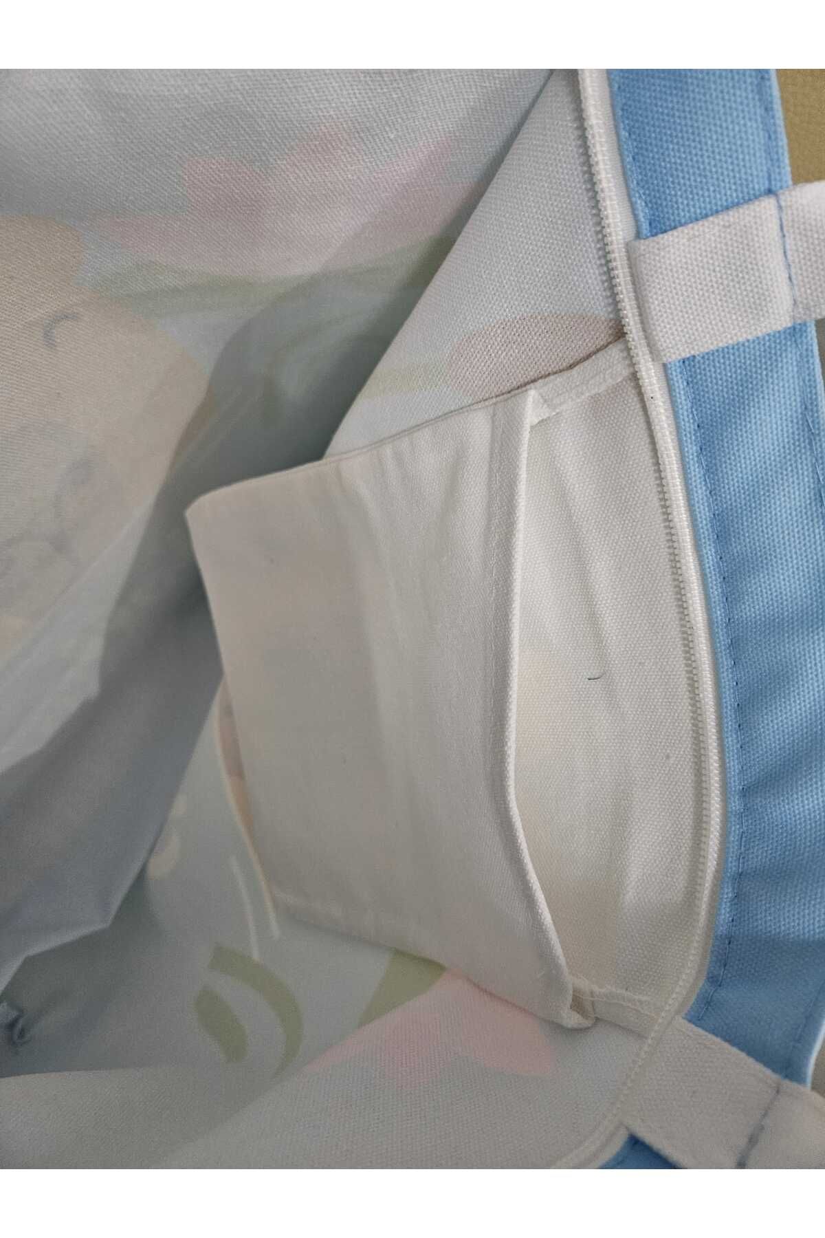 Puckator-Beach Bag, Capybara, Funny Message 'chillin', Lightweight/Spacious, With Zipper And Internal Pocket 3
