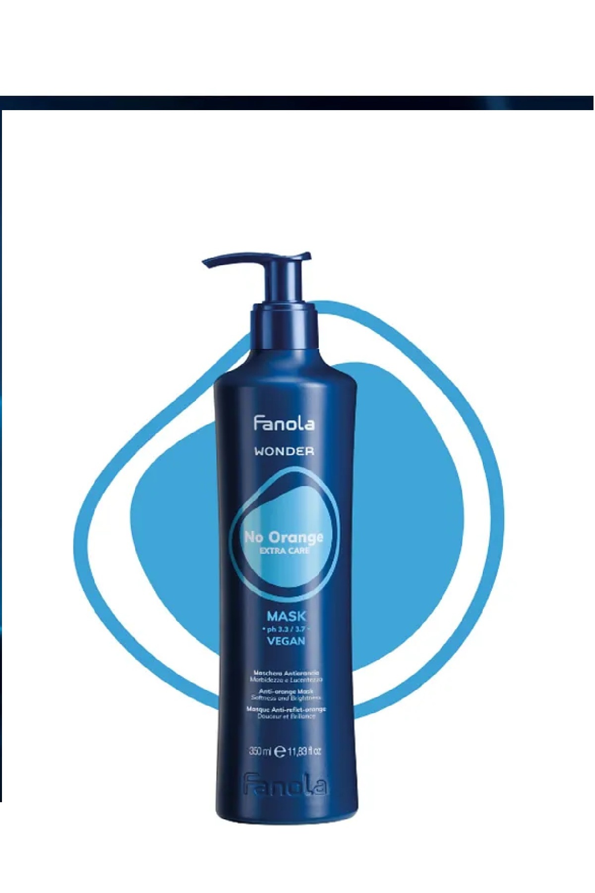 Fanola Wonder No Orange Mavi Saç Maskesi 350ml — NO-ORANGE MASK 350 ML