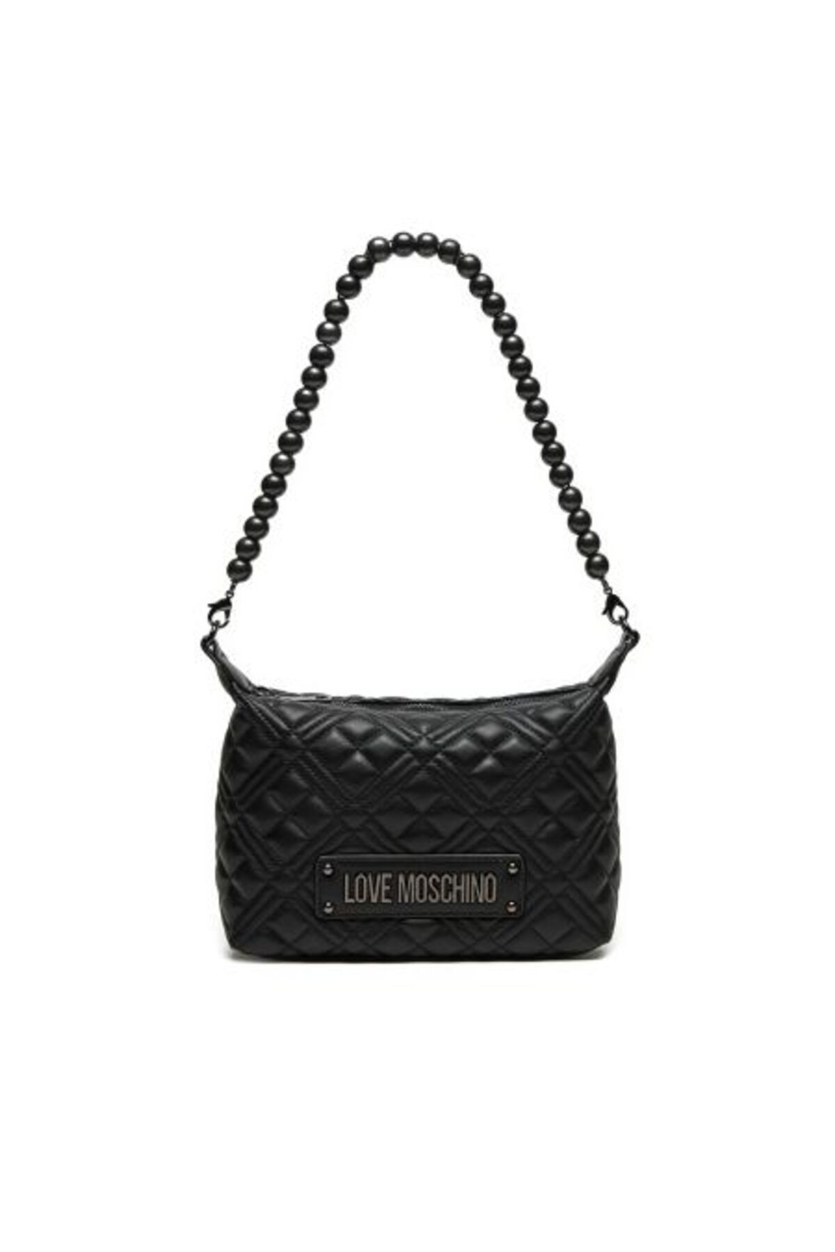 Love Moschino БОРСА КВІЛТЕД ПУ НЕРО+ГАЛЬВ.МЕТАЛ