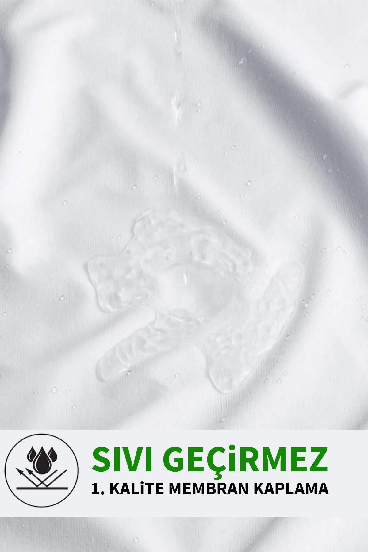 SUVAY %100 Pamuklu Su Sıvı Geçirmez Bebek Kafa Yastığı Alezi Fermuarlı 35x45 cm Bebek Yastık Alezi Kılıfı fotoğrafı 4 (önizleme)