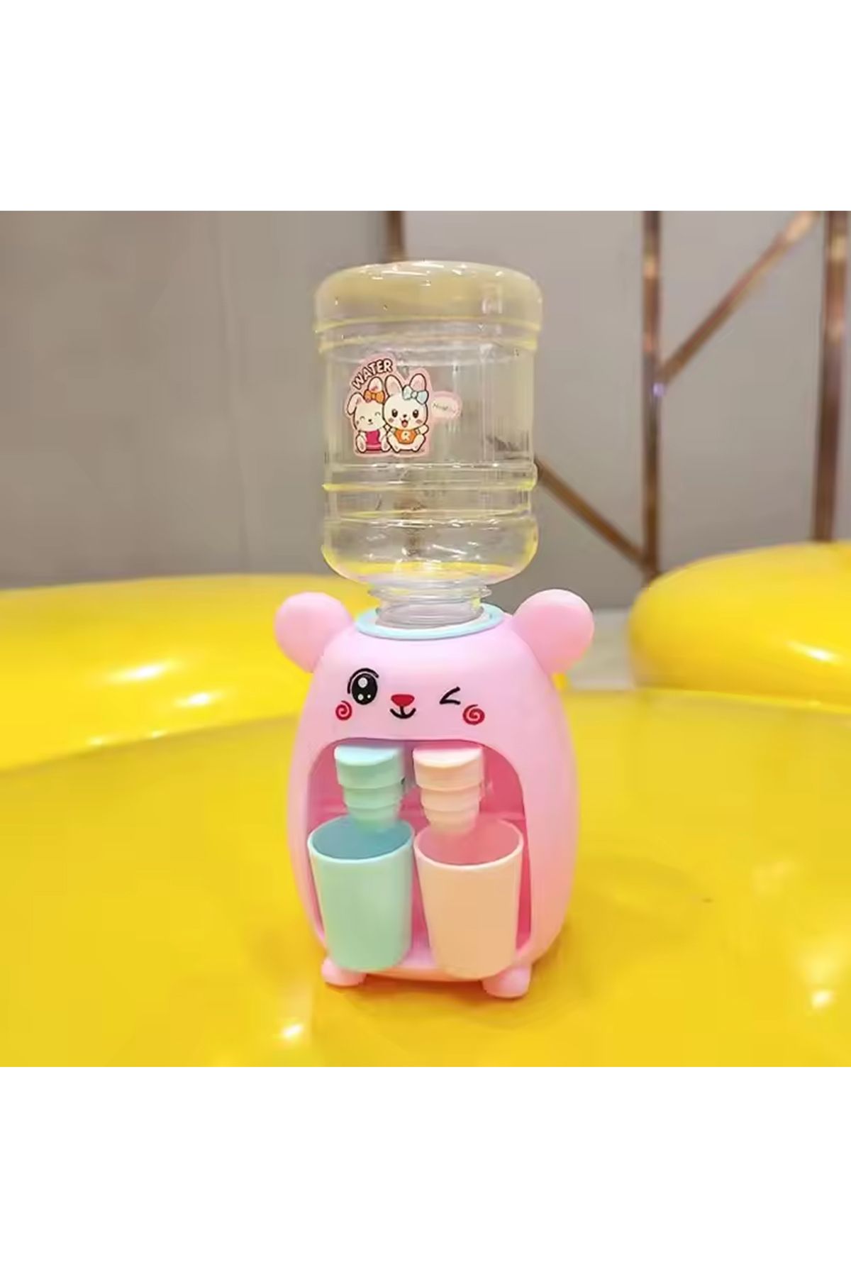 Choice-Pink Kids Role Play Kitchen Toy Set 1pc, Pretend Play Water Dispenser With Faucet - Mini Dollhouse P 7