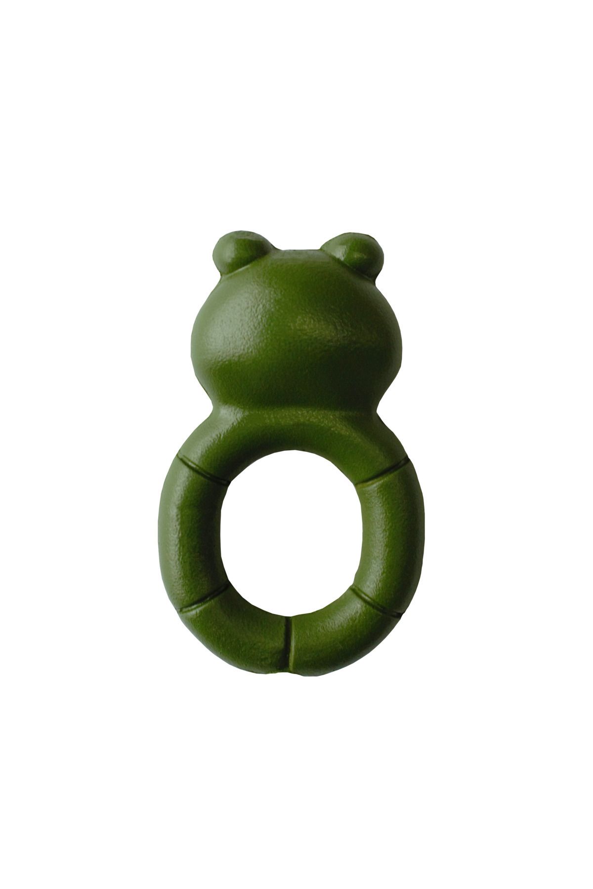 Hubble-Baby Teether and Toy - Frog Ring Teether (100% Natural Rubber) 3
