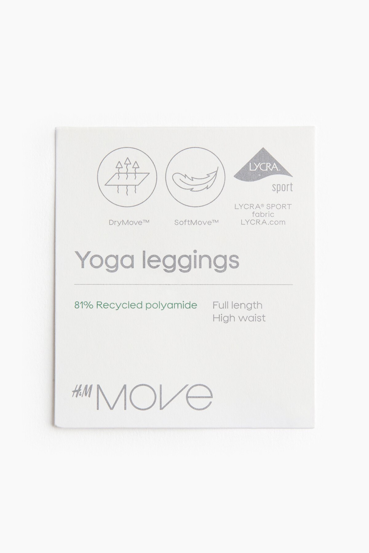 H&M Yoga Taytı SoftMove™ Lycra® Sport görsel 2