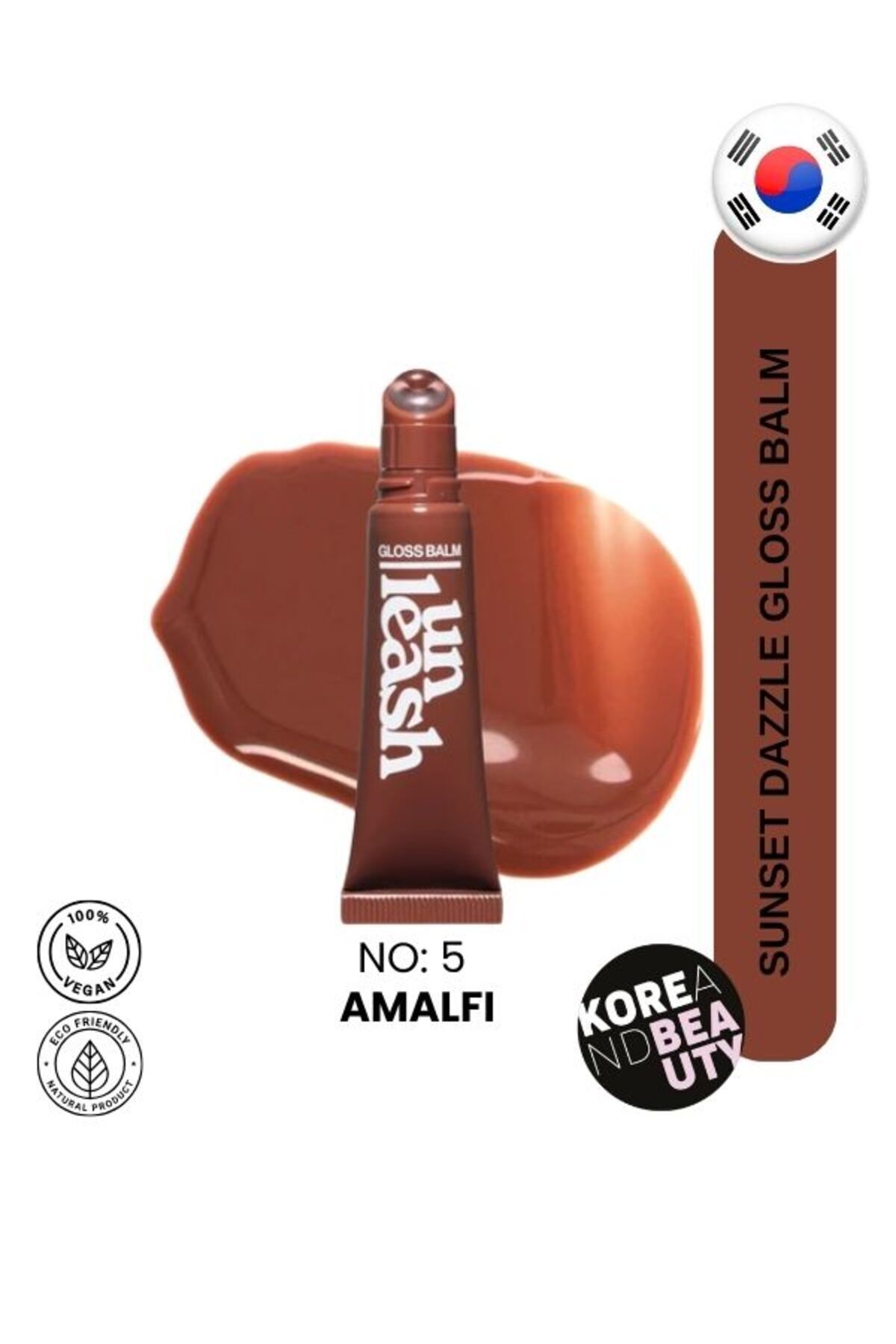 UNLEASHIA Sunset Dazzle Gloss Balm — Nem Destekli Işıltılı Dudak