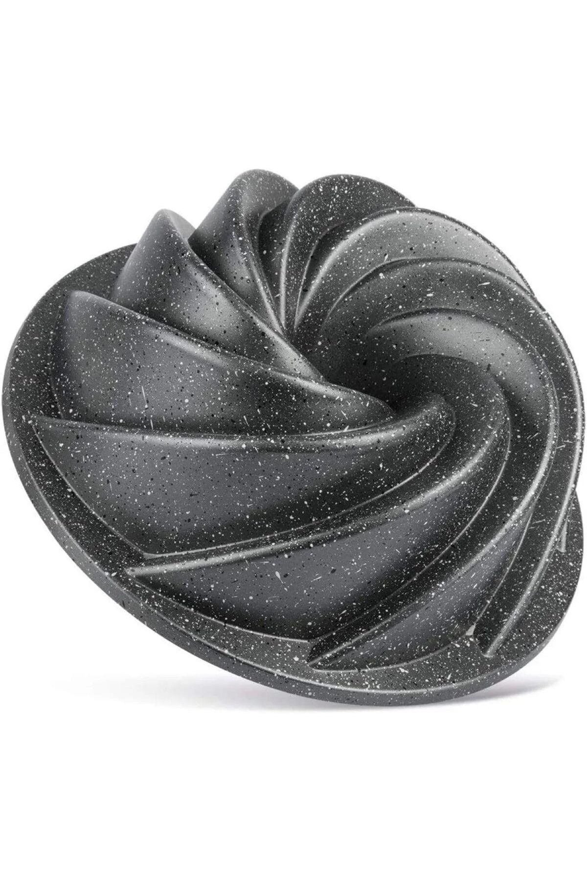 Mena Rise BlackShop Mini Alüminyum Döküm Kek Kalıbı Seti 2 Adet Çap 11 cm Dayanıklı ve Yapışmaz Tasa