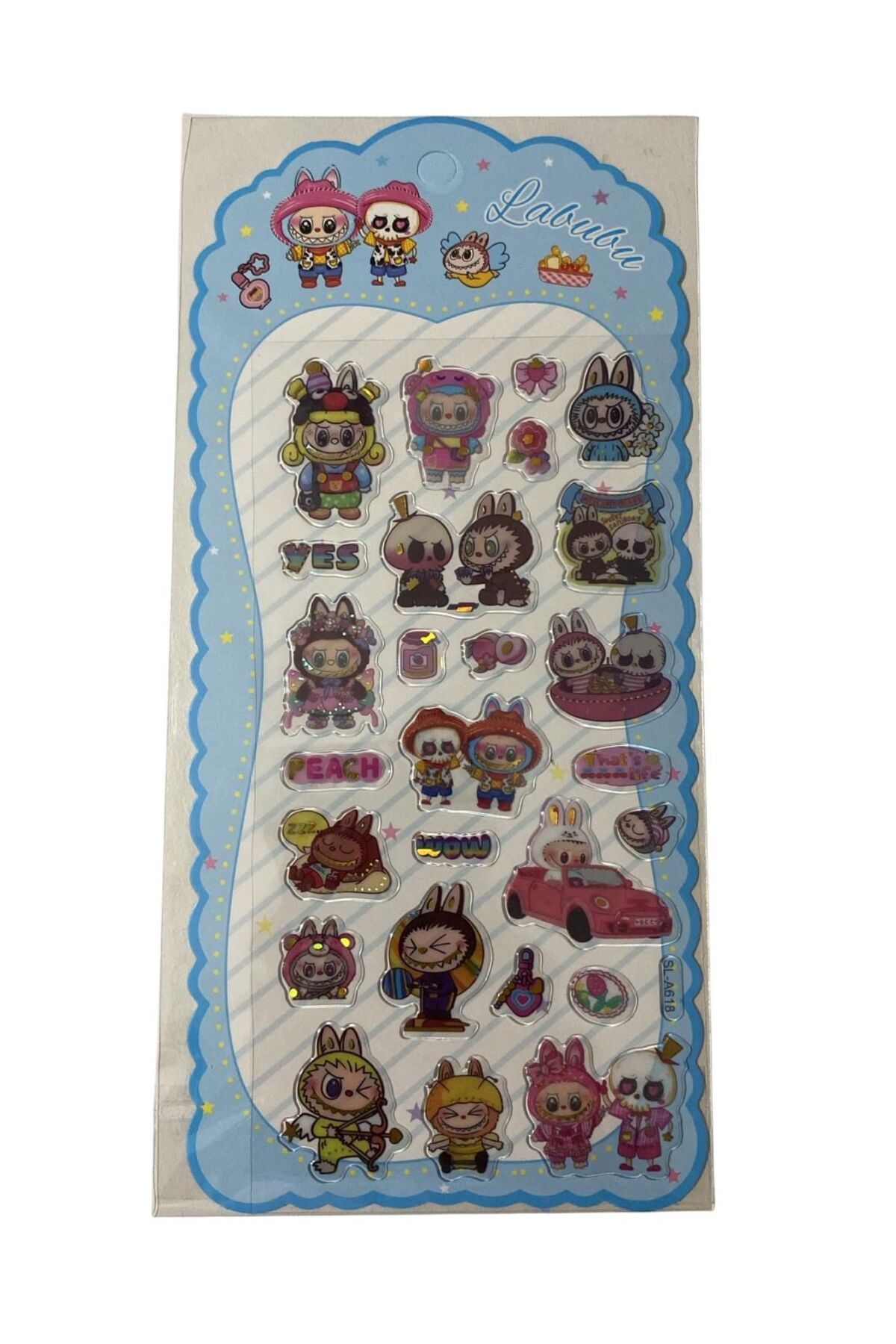 LABUBU Sticker 2'Li