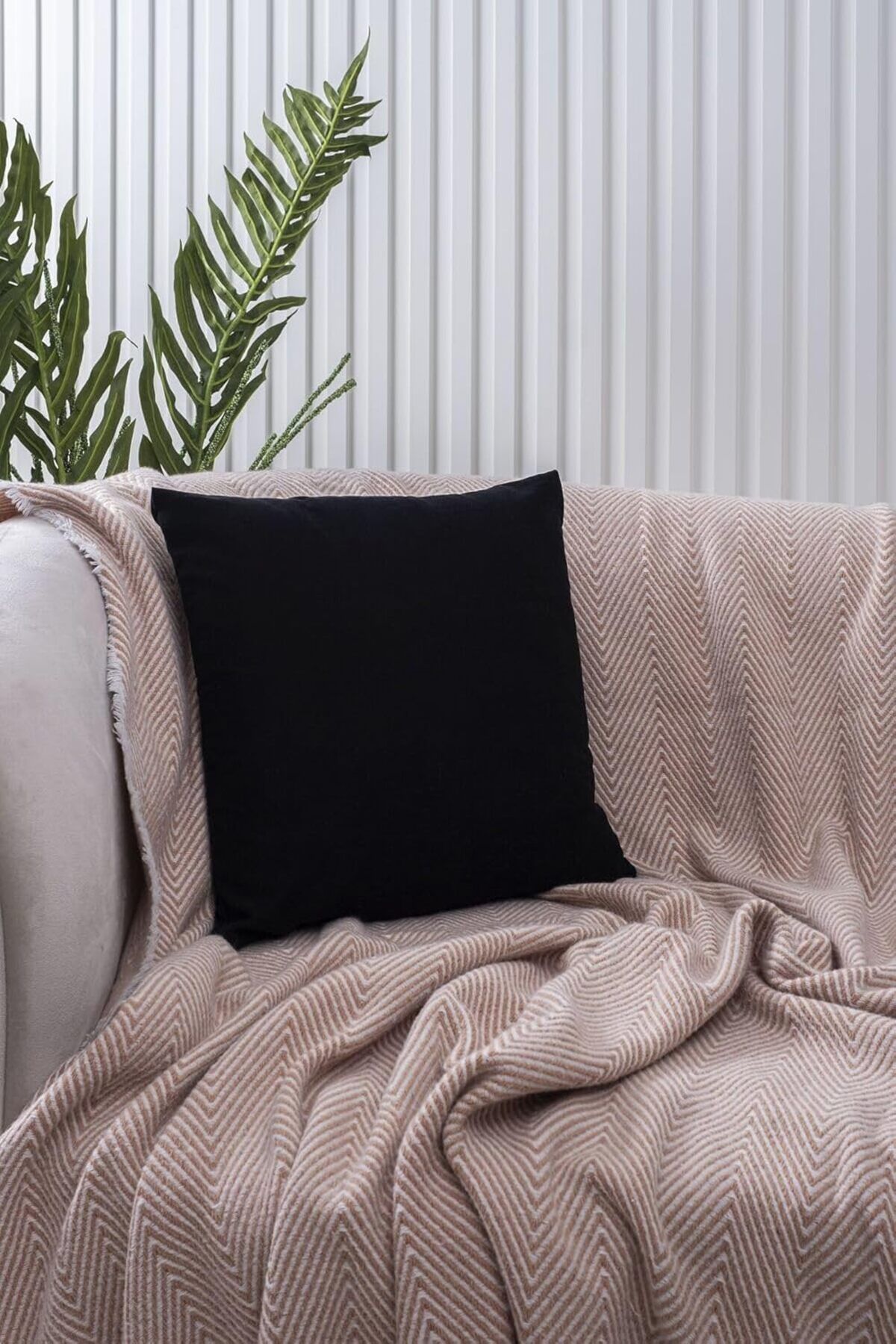 Mena Rise BlackShop HOME Siyah Sade Panorama Kırlent Kılıfı Çok Farklı Renk Seçeneğiyle, 45 x 45 1064