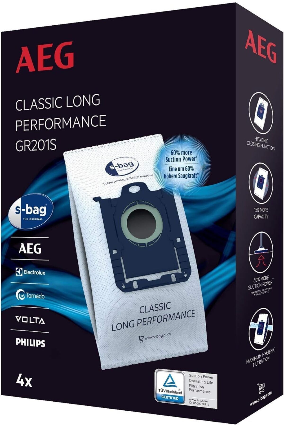 AEG -Electrolux-Philips S-bag GR201S Toz Torbası