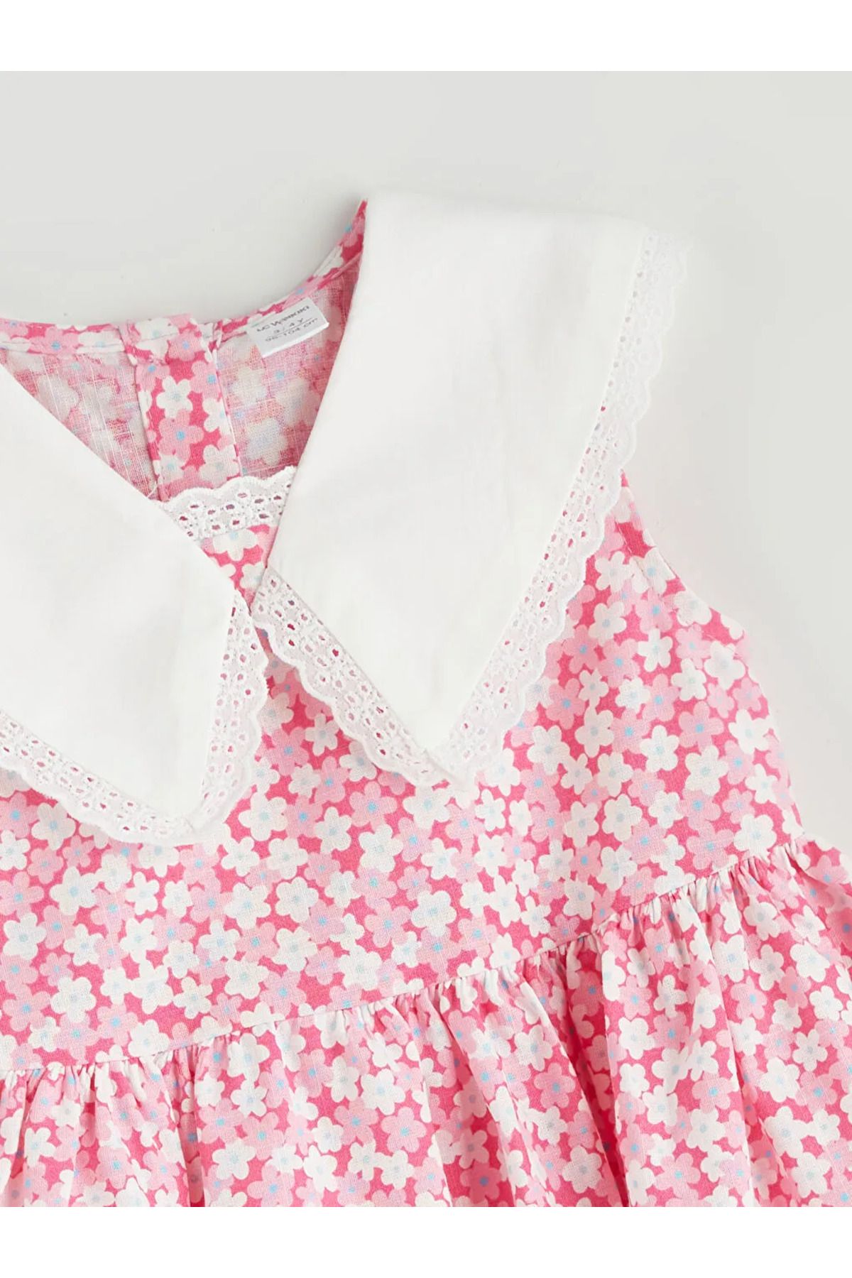LC Waikiki-Rochie pentru fetiță LCW baby Ecru Crew Deck Floral 2
