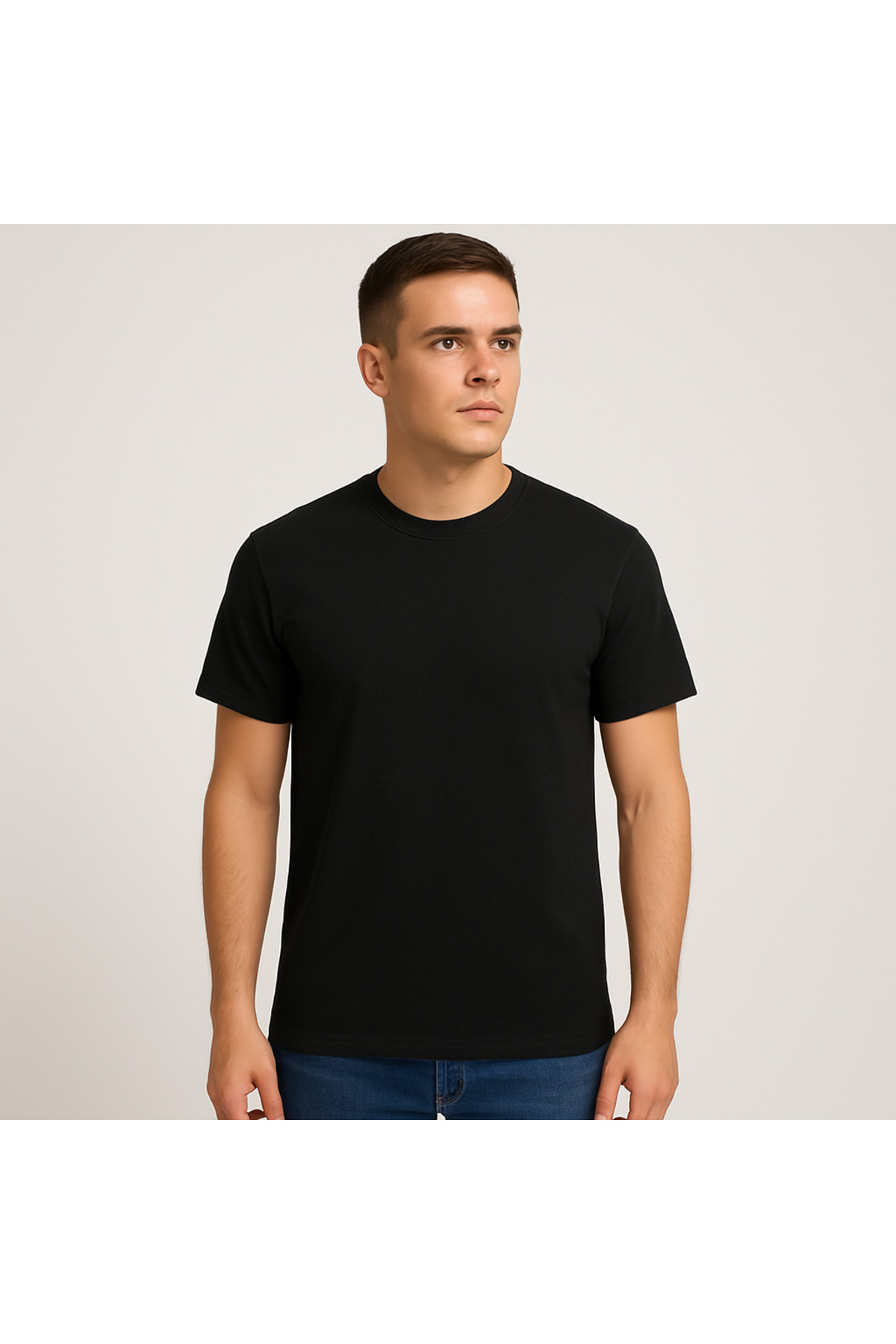 Siyah Erkek 'Do or Die' Pamuk Tshirt