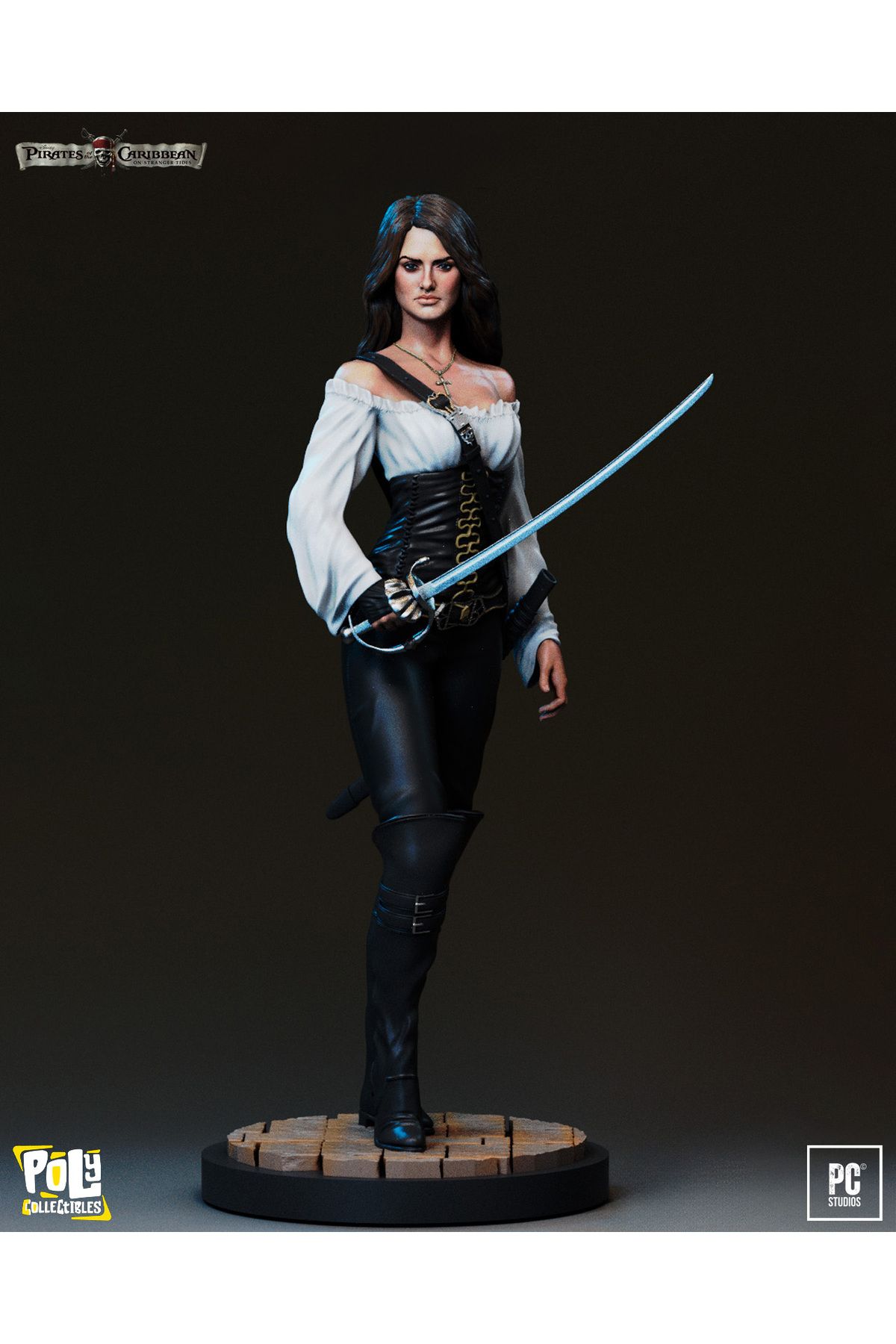 Poly Collectibles Angelica Teach – Karayiplerin Gizemli Korsanı Premium Collectibles Figure | 30 cm