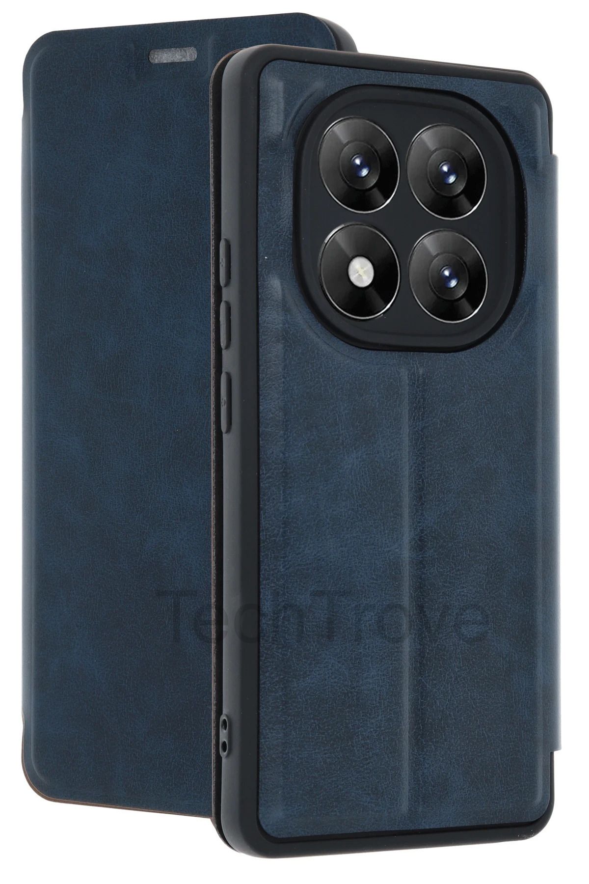 TechTrove Poco X7 Kılıf Kamera Korumalı İçi Kadife İnce Yapılı Kapaklı Standlı Kartlıklı Deri Kapak