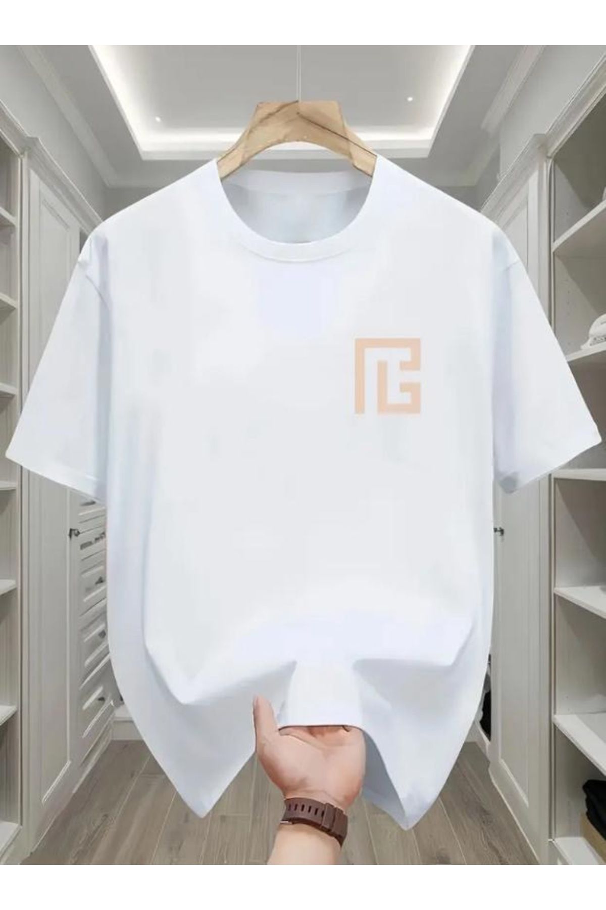 Moda Wear Unisex Baskılı Oversize T-Shirtt