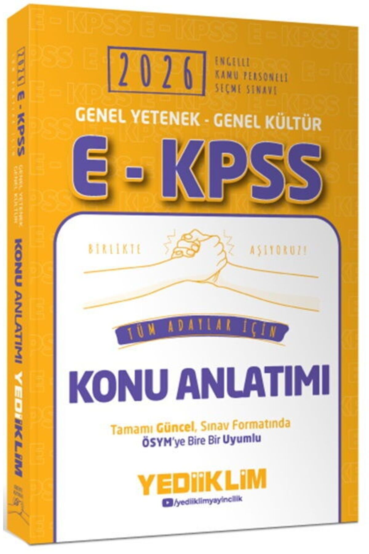 Yediiklim Yayınları Yediiklim Yayınları 2026 E - KPSS Genel Yetenek Genel Kültür Tüm Adaylar İçin Konu Anlatımı