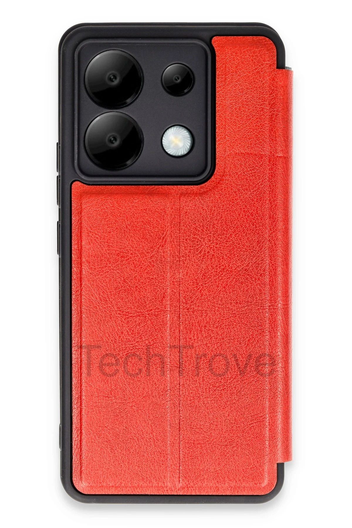 TechTrove Redmi Note 13 Pro 5G Kılıf Kamera Korumalı İçi Kadife İnce Yapılı Kapaklı Kartlıklı Deri Kapak