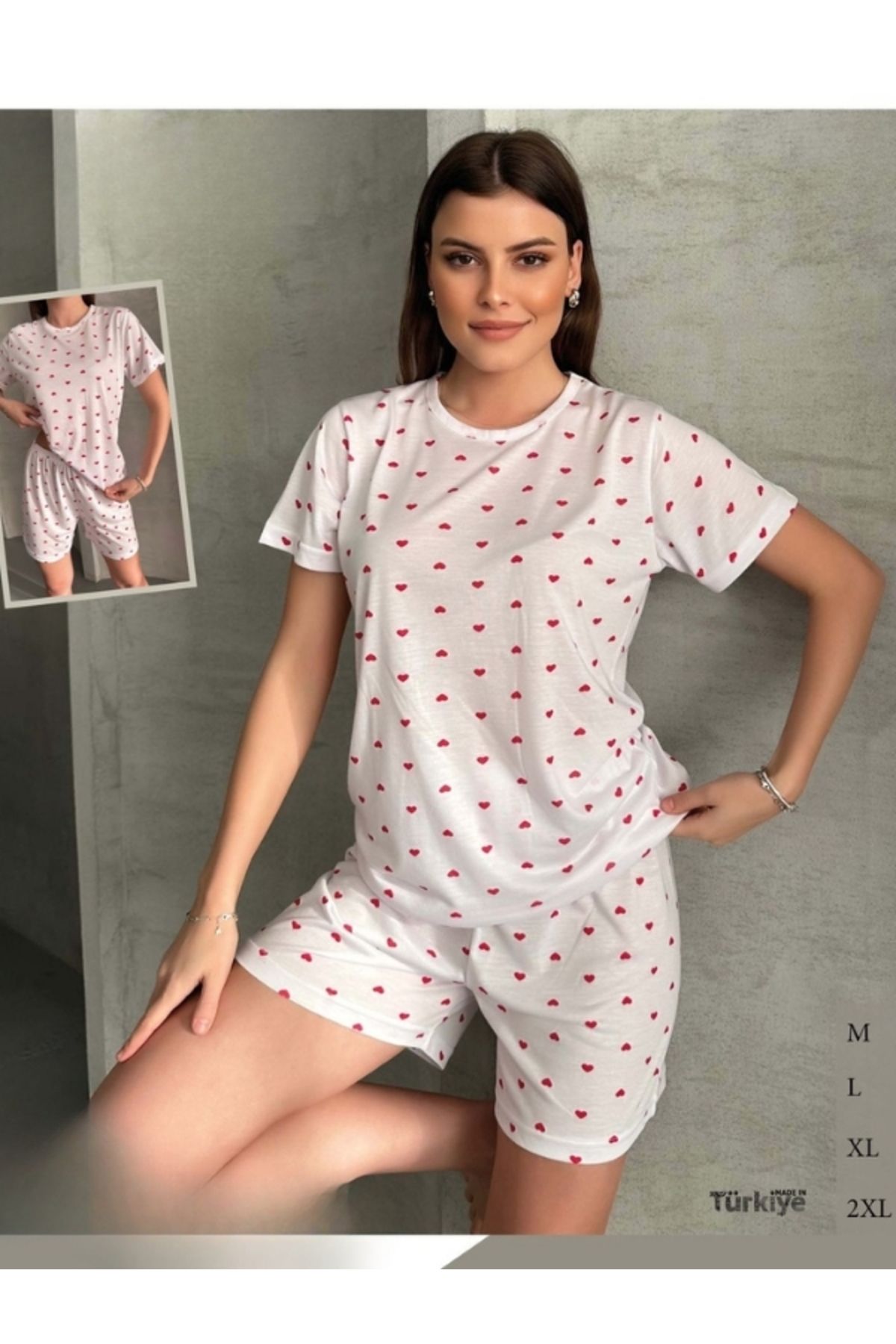 TUEYZEN KADIN KALPLİ PİJAMA TAKIMI
