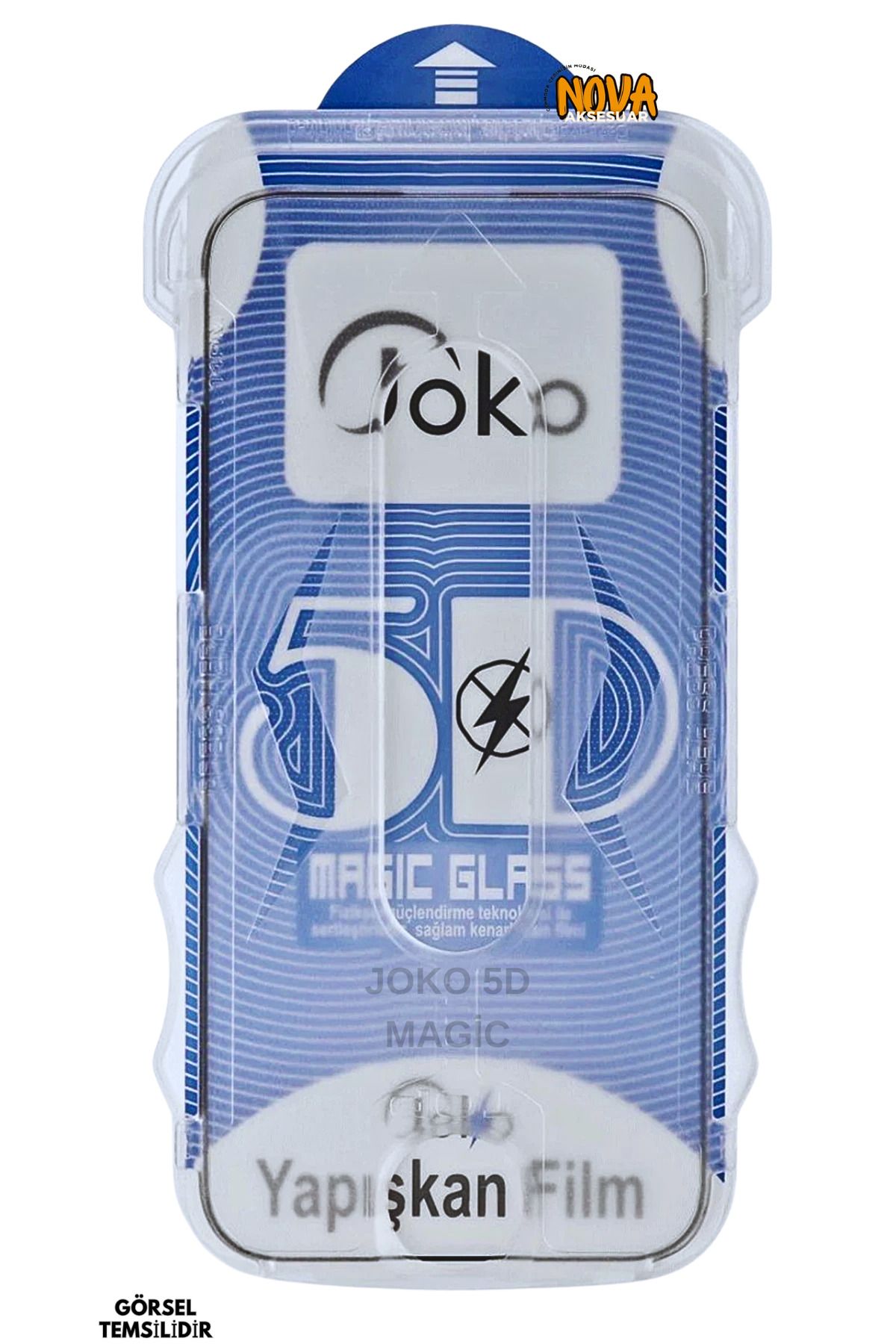 cepmoda Xiaomi Poco C40 | JOKO Magic 5d Aparatlı Yeni Nesil Premium Ekran Koruyucu Cam
