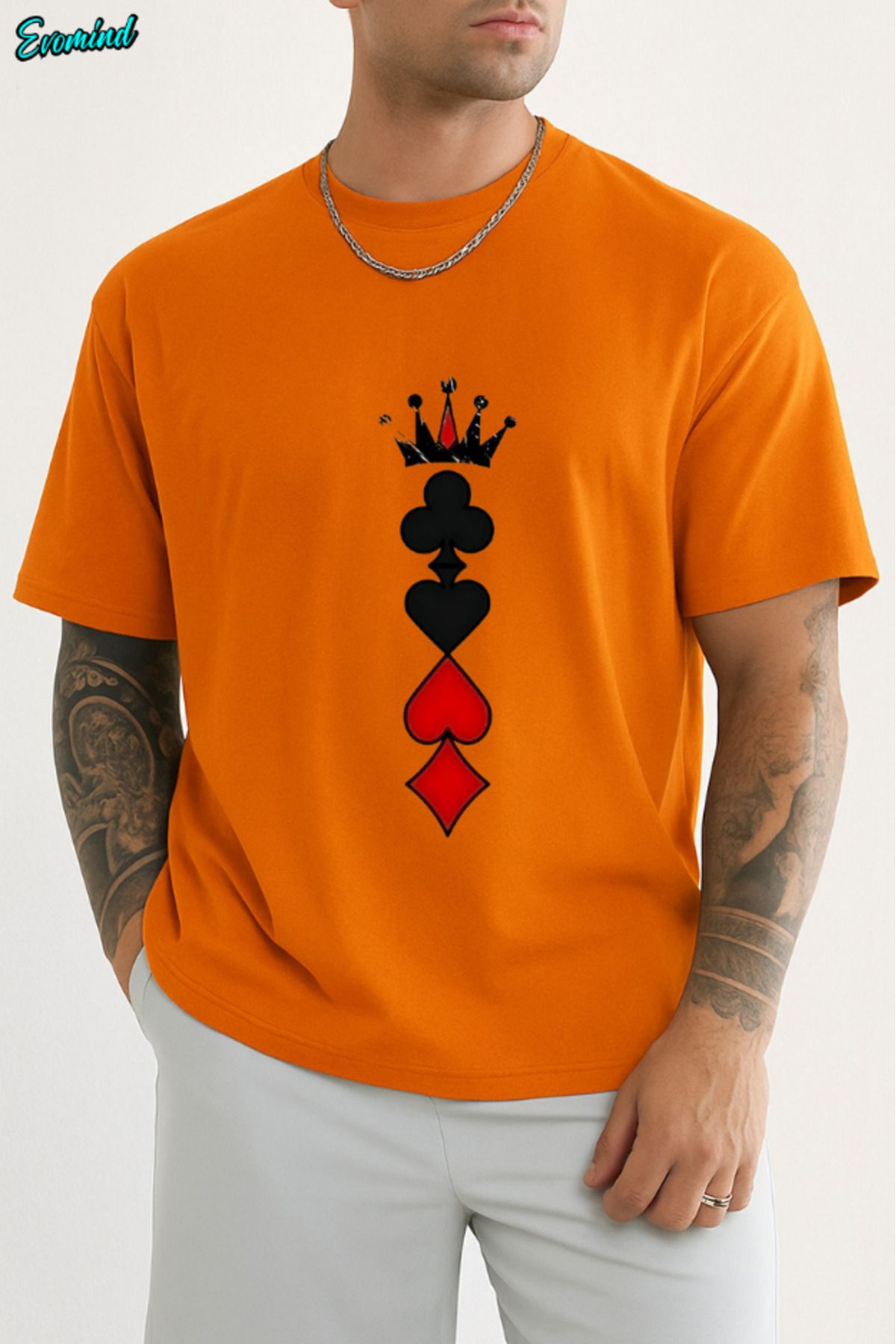 Evomind Şekil Baskılı Unisex T-shirt