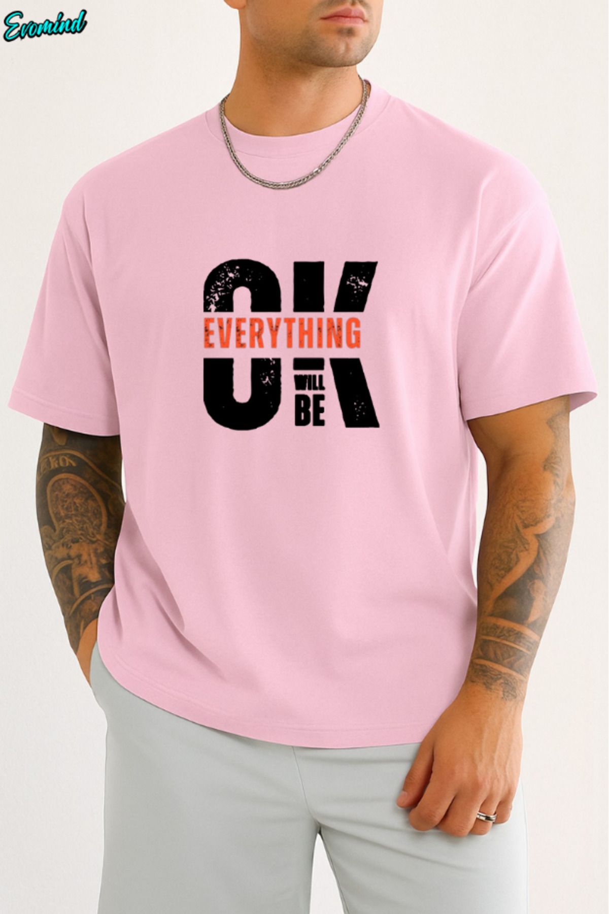 Evomind Ok Baskılı Unisex T-shirt