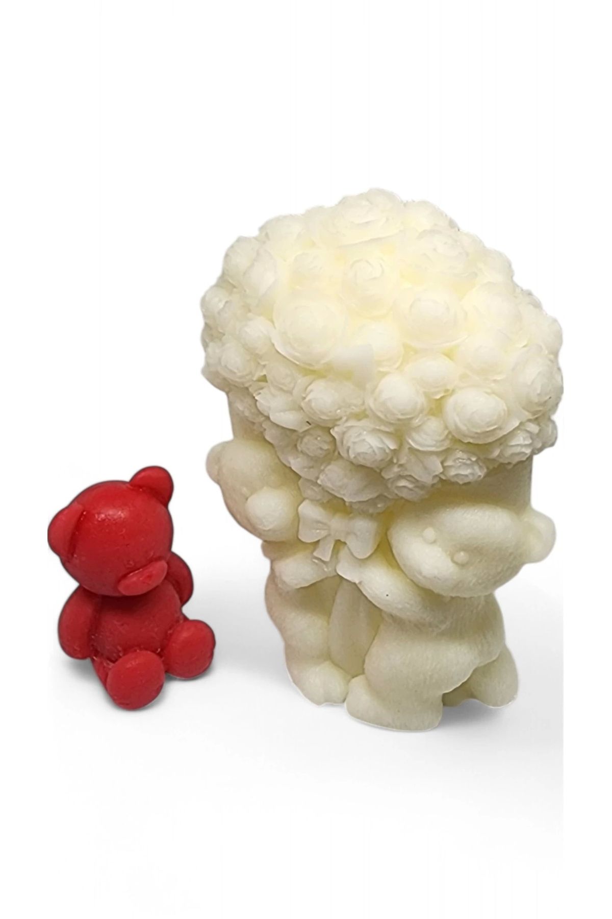 HACESHOP Ayıcık Buket Mum – Teddy Bear Bouquet Candle