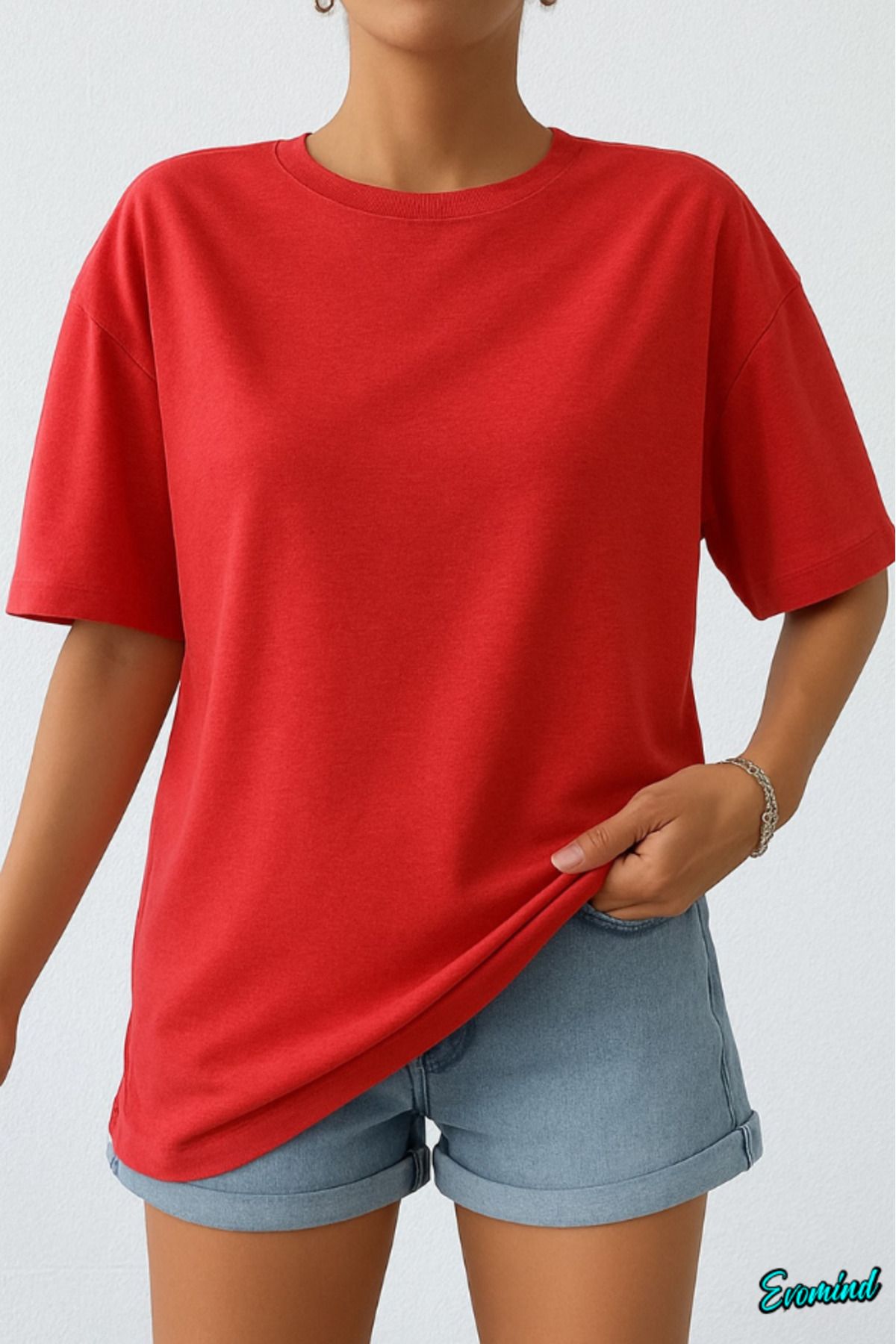 Evomind Düz Unisex T-shirt