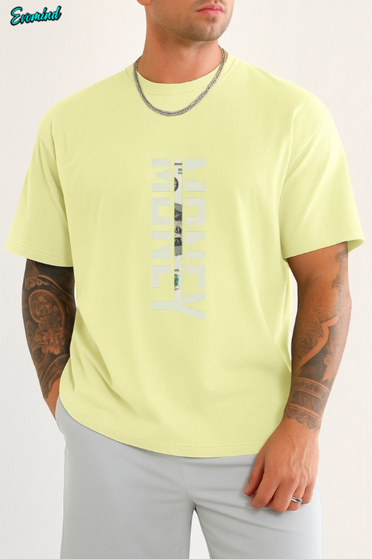 Evomind Money Baskılı Unisex T-shirt