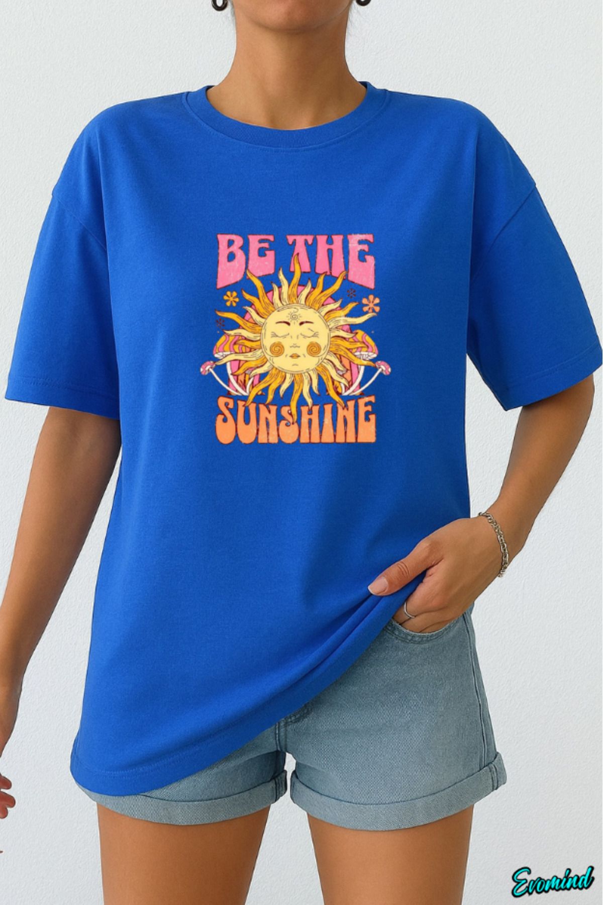 Evomind Sunshine Baskılı Unisex T-shirt