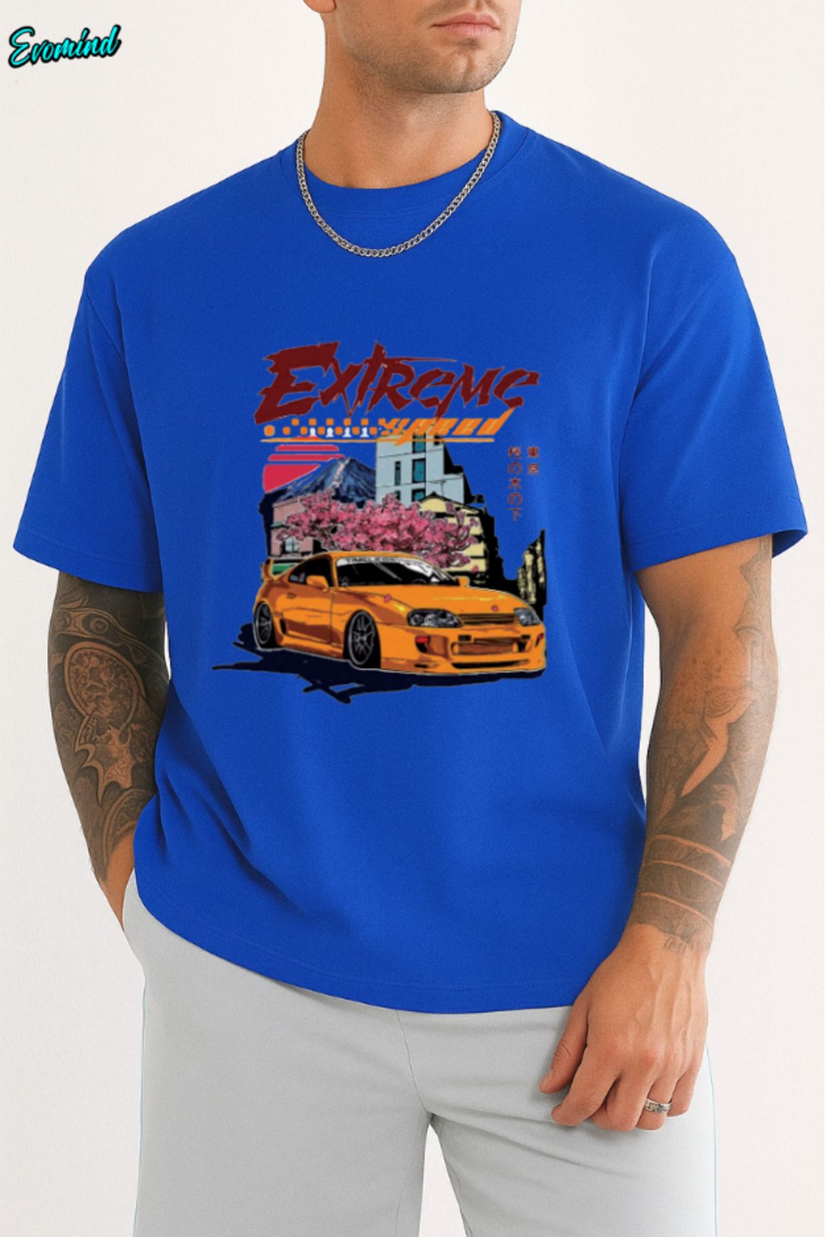 Evomind Ekstreme Baskılı Unisex T-shirt