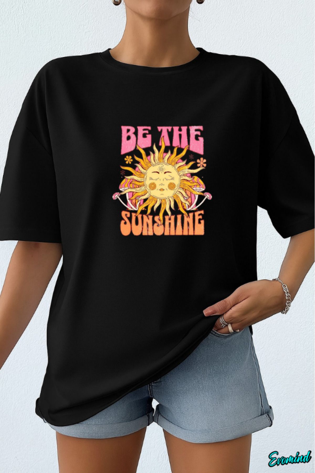 Evomind Sunshine Baskılı Unisex T-shirt